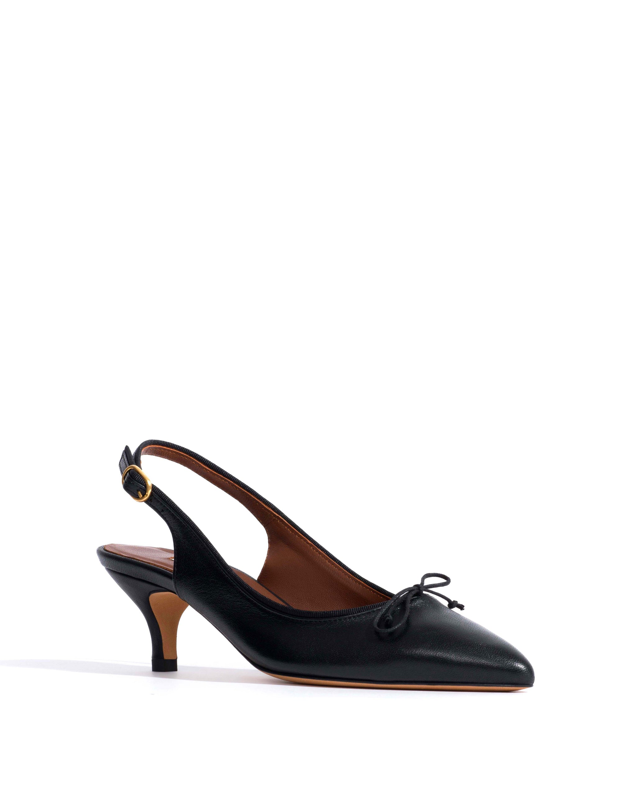 Kasy 50 kitten Shiny lamb Black - Anonymous Copenhagen Heels
