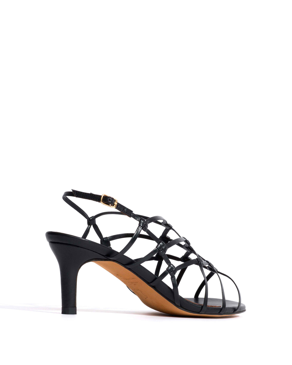 Conie 55 hand-braided Hand-braided leather Black