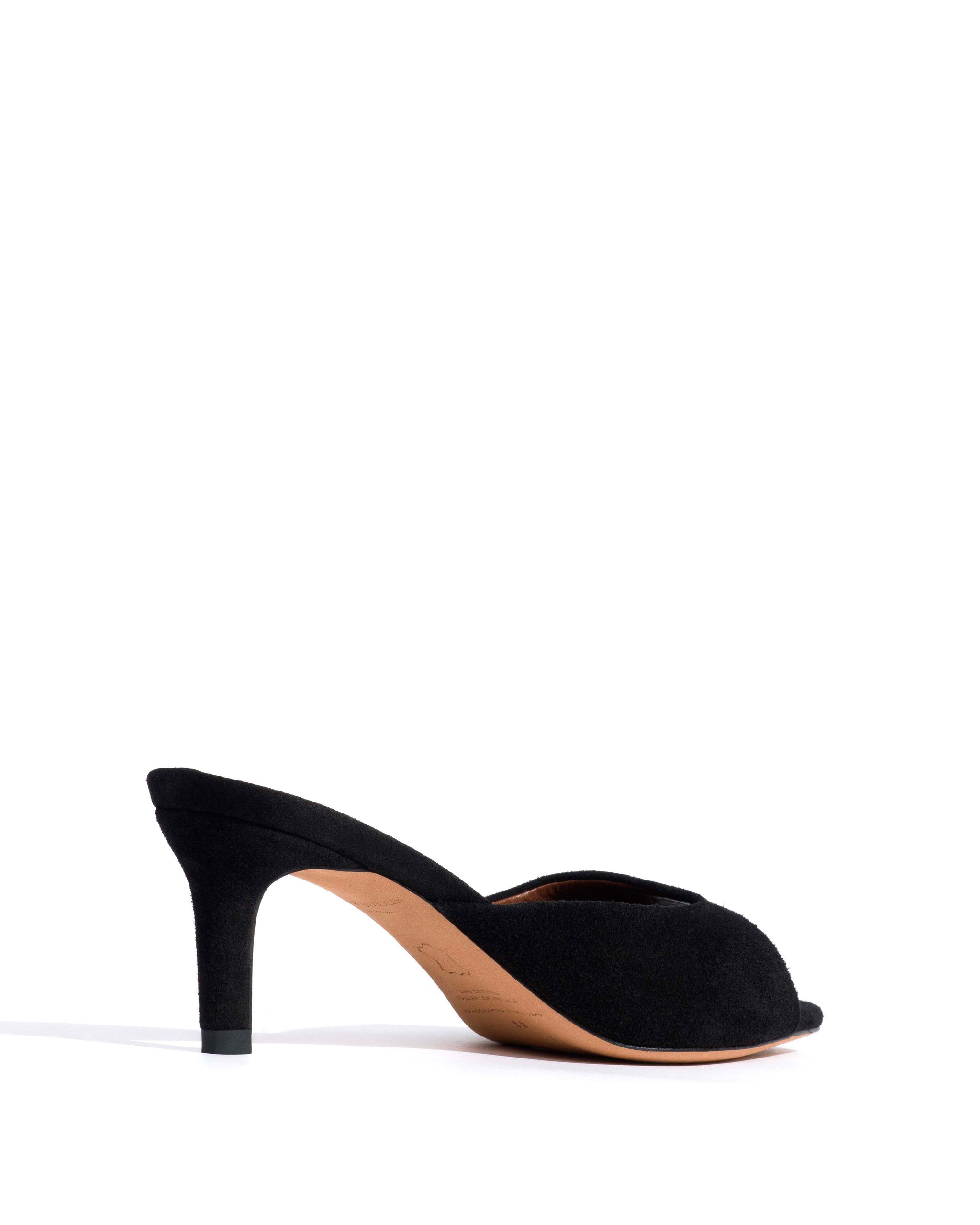Mazy 55 Calf suede Black - Anonymous Copenhagen Heels
