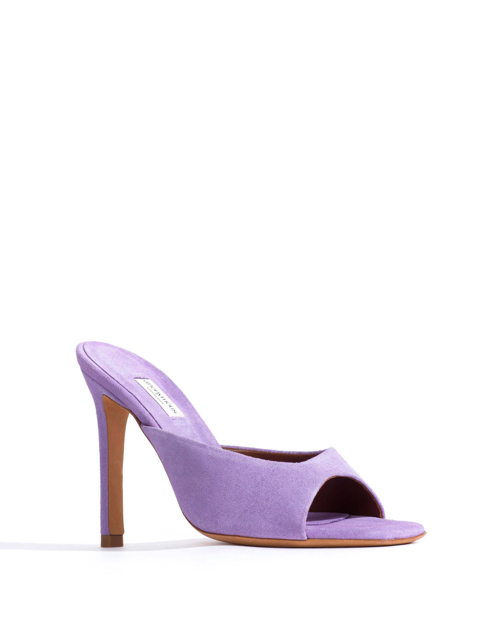 Mazy 100 Calf suede Lavender ice - Anonymous Copenhagen Heels