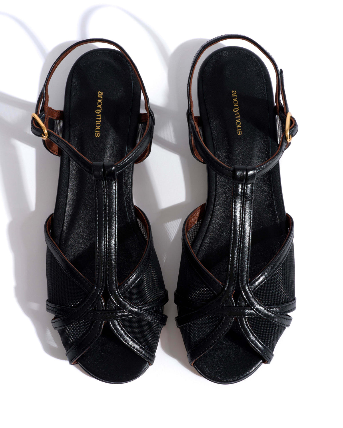 Therese 20 mesh Shiny lamb & mesh Black