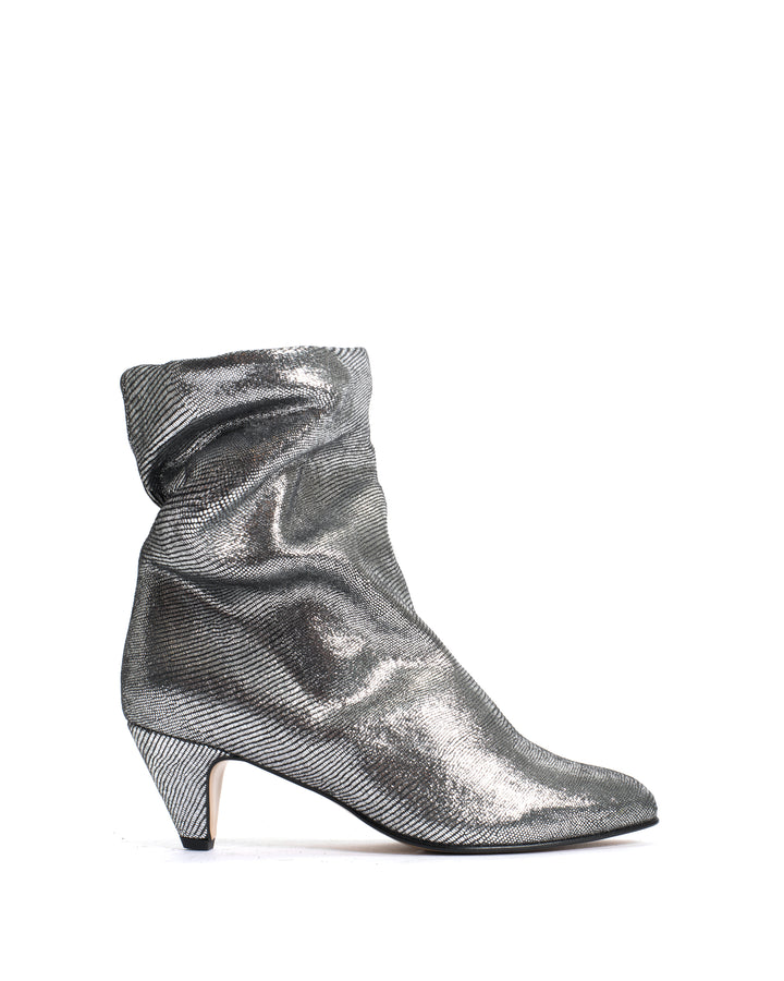 anonymous copenhagen Vully 50 stiletto Lizard metallic goat Platinum