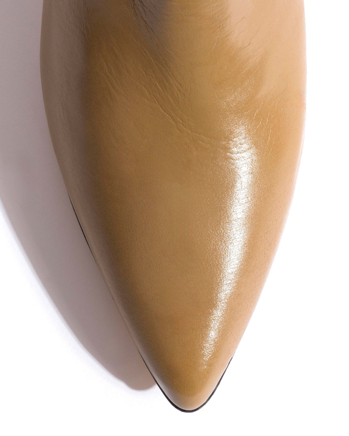 Cecilia 40 stiletto Crinkled soft calf Mushroom