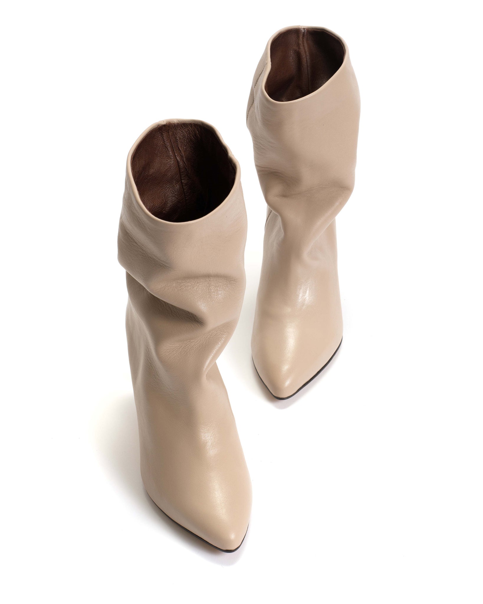 Vully 75 stiletto Soft calf Biskit beige - Anonymous Copenhagen