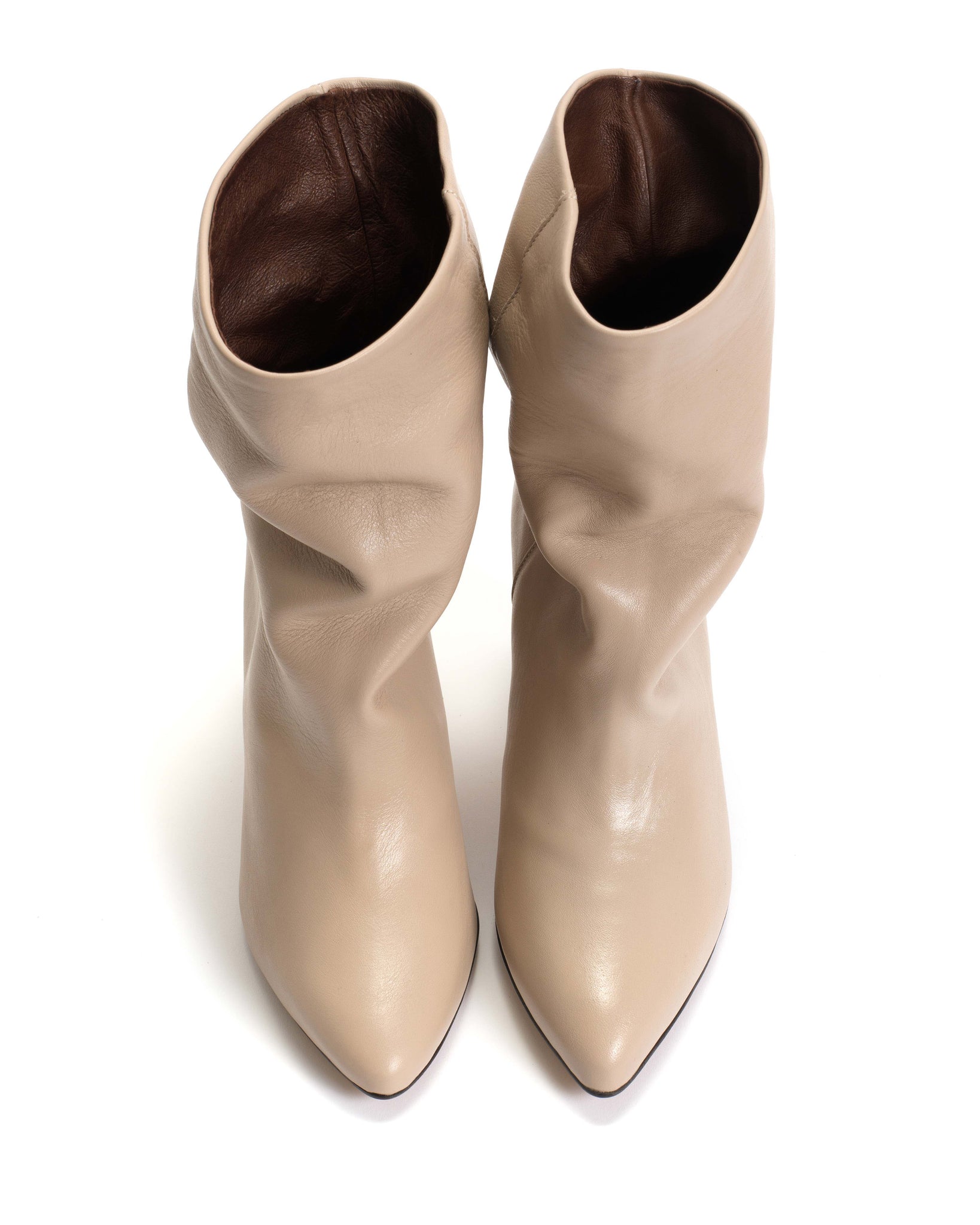 Vully 75 stiletto Soft calf Biskit beige - Anonymous Copenhagen