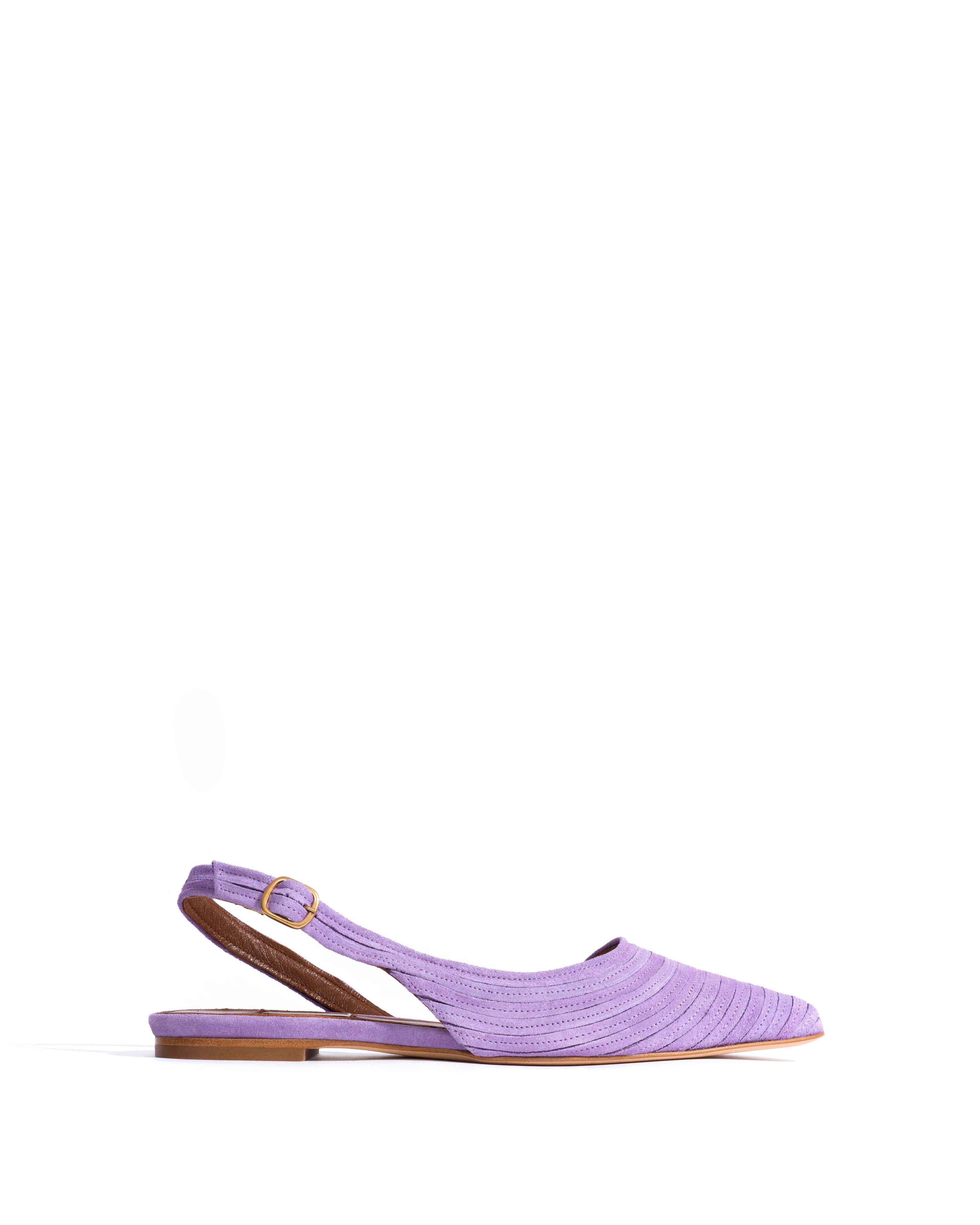 Carla 10 Calf suede Lavender ice