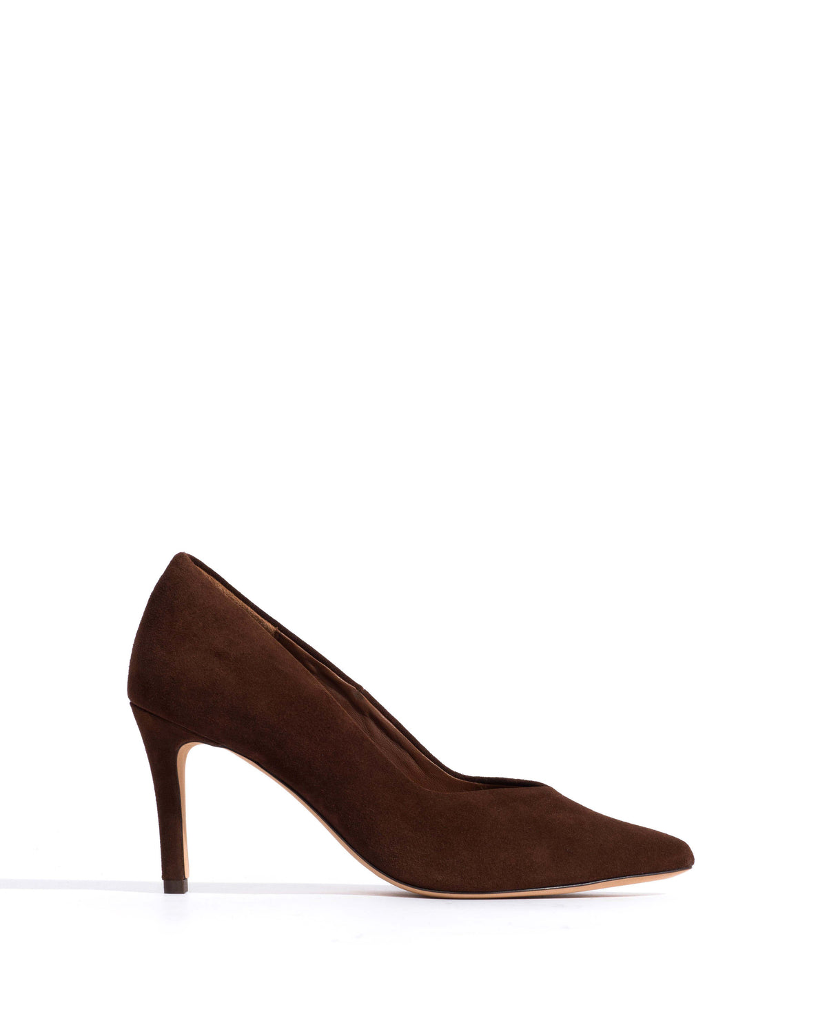 Trini 75 Calf suede Chocolate