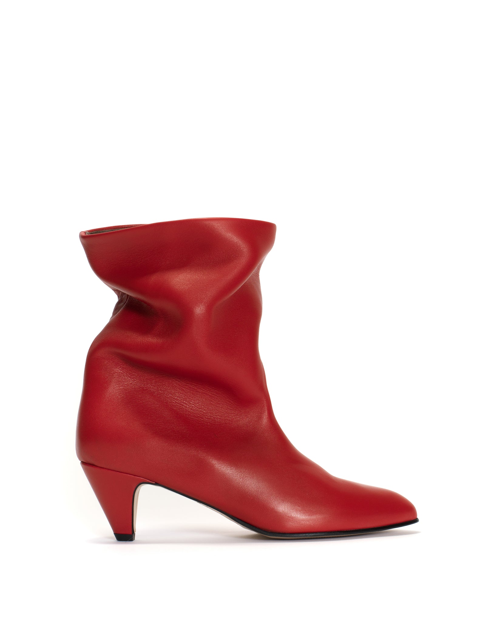 Vully 50 stiletto Soft calf Ruby red - Anonymous Copenhagen