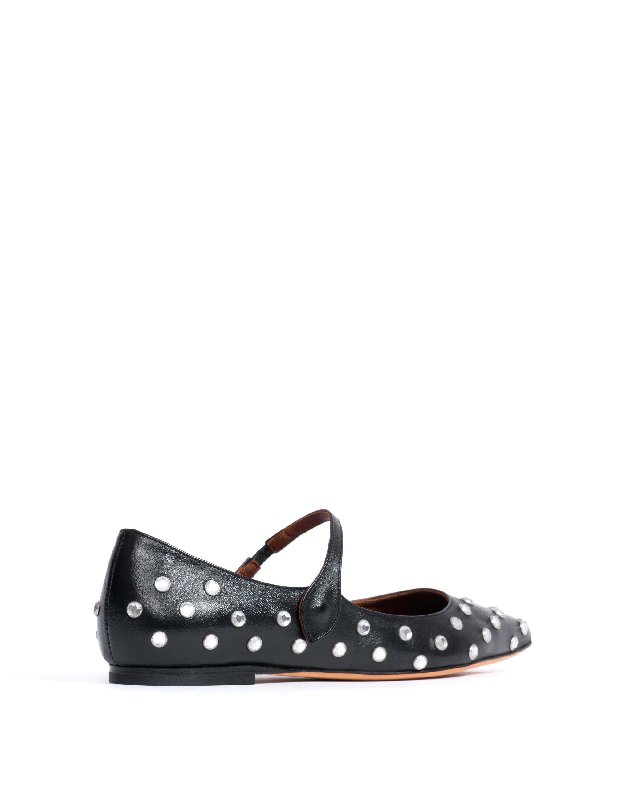 Fifi crystals Shiny lamb Black - Anonymous Copenhagen Flat-loafers & ballerinas & pumps