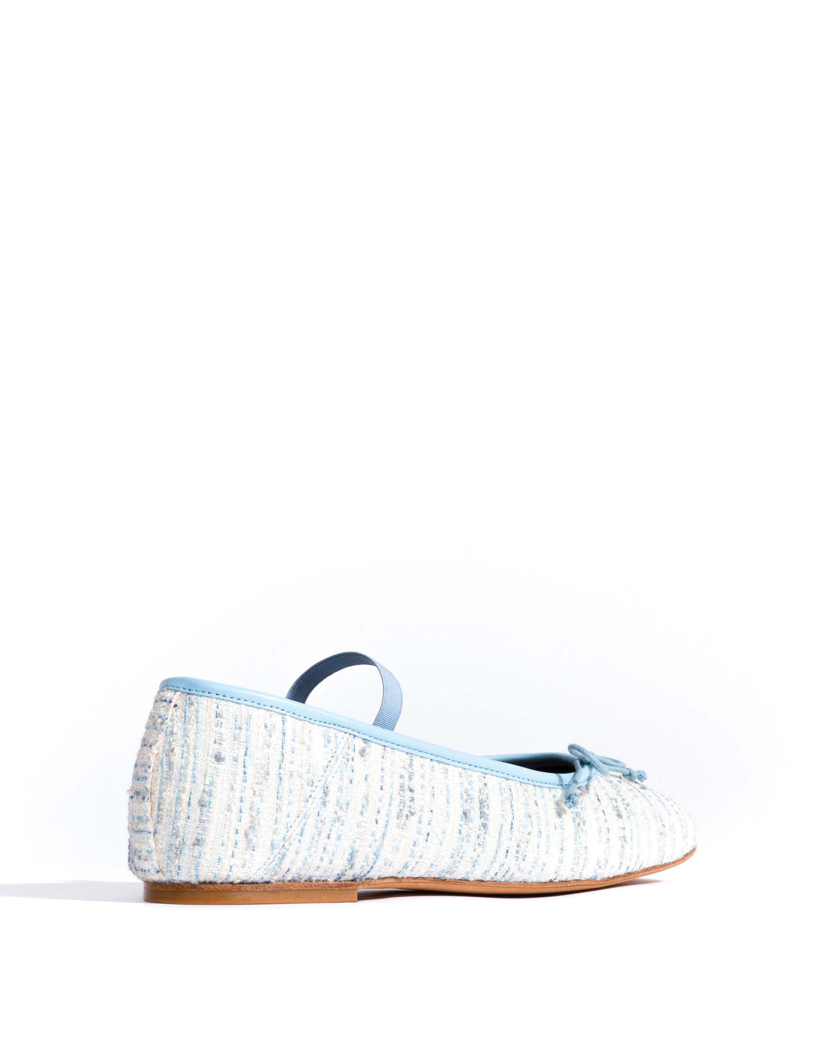 Rhina Boucle White porcelain blue