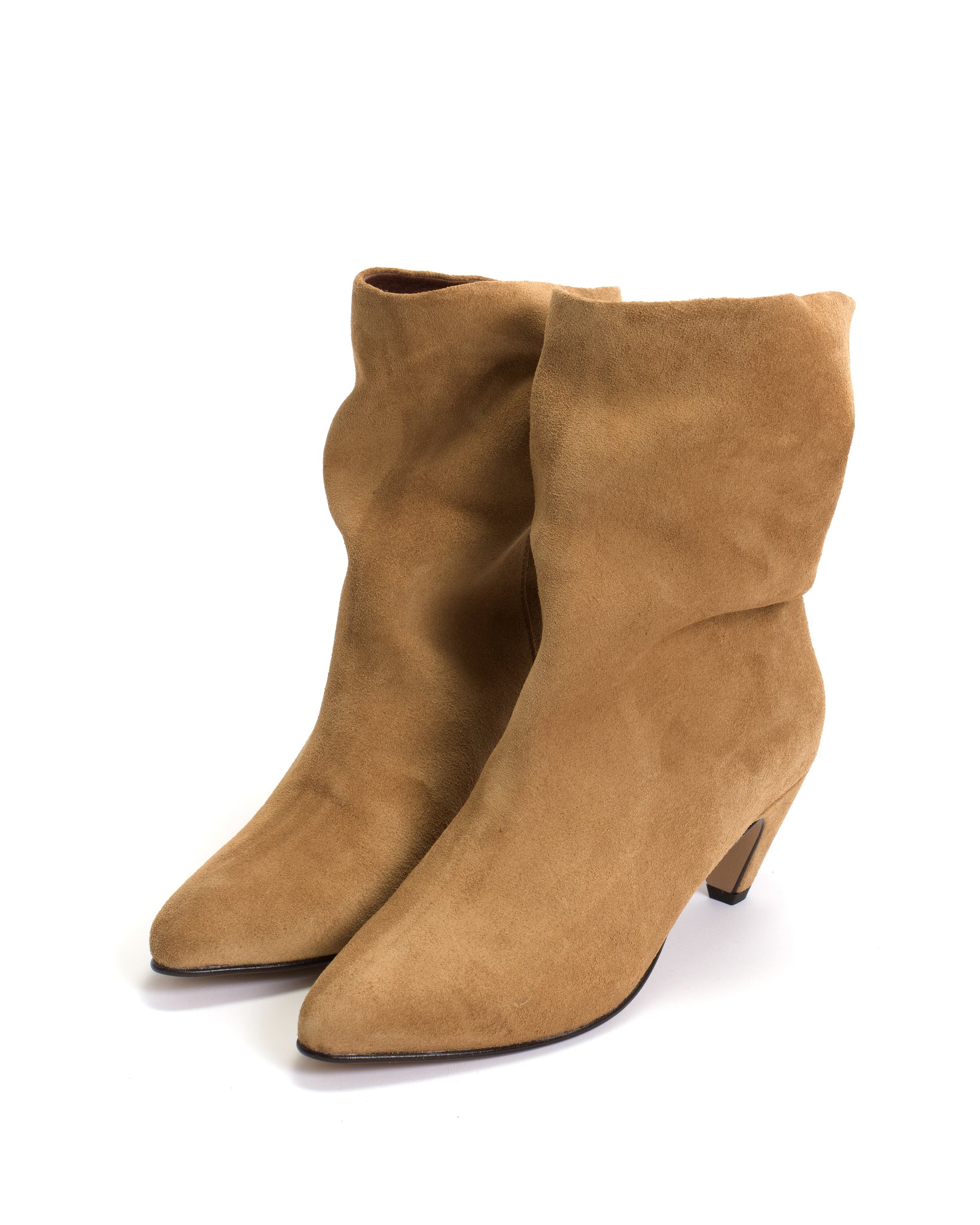 Vully 50 stiletto calf suede cinnamon - Anonymous Copenhagen