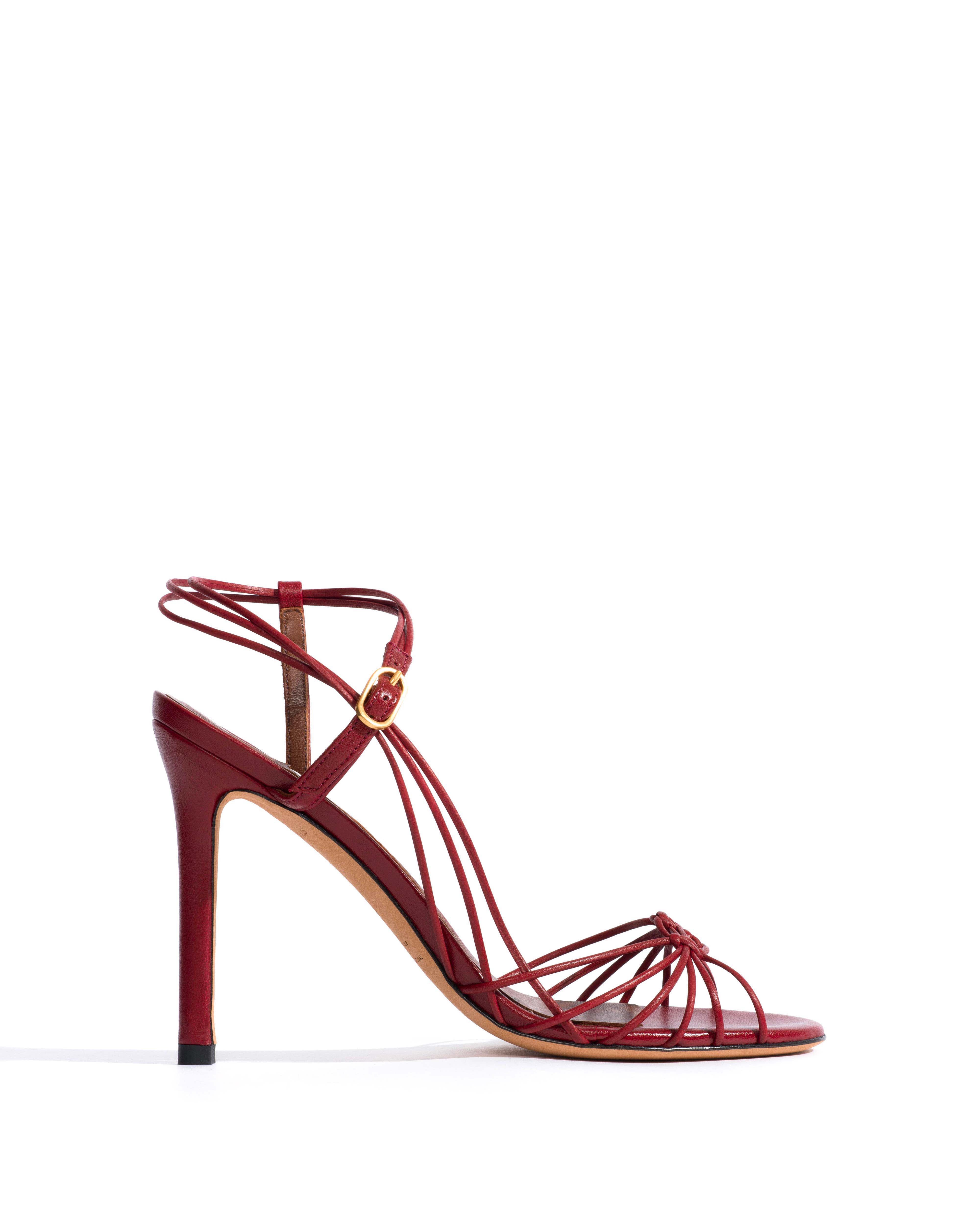 Savannah 100 hand-braided Shiny lamb Pomegranate