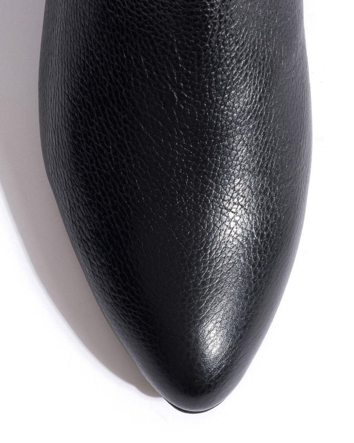 Jasmina 20 Pebbled soft calf & suede leather Black