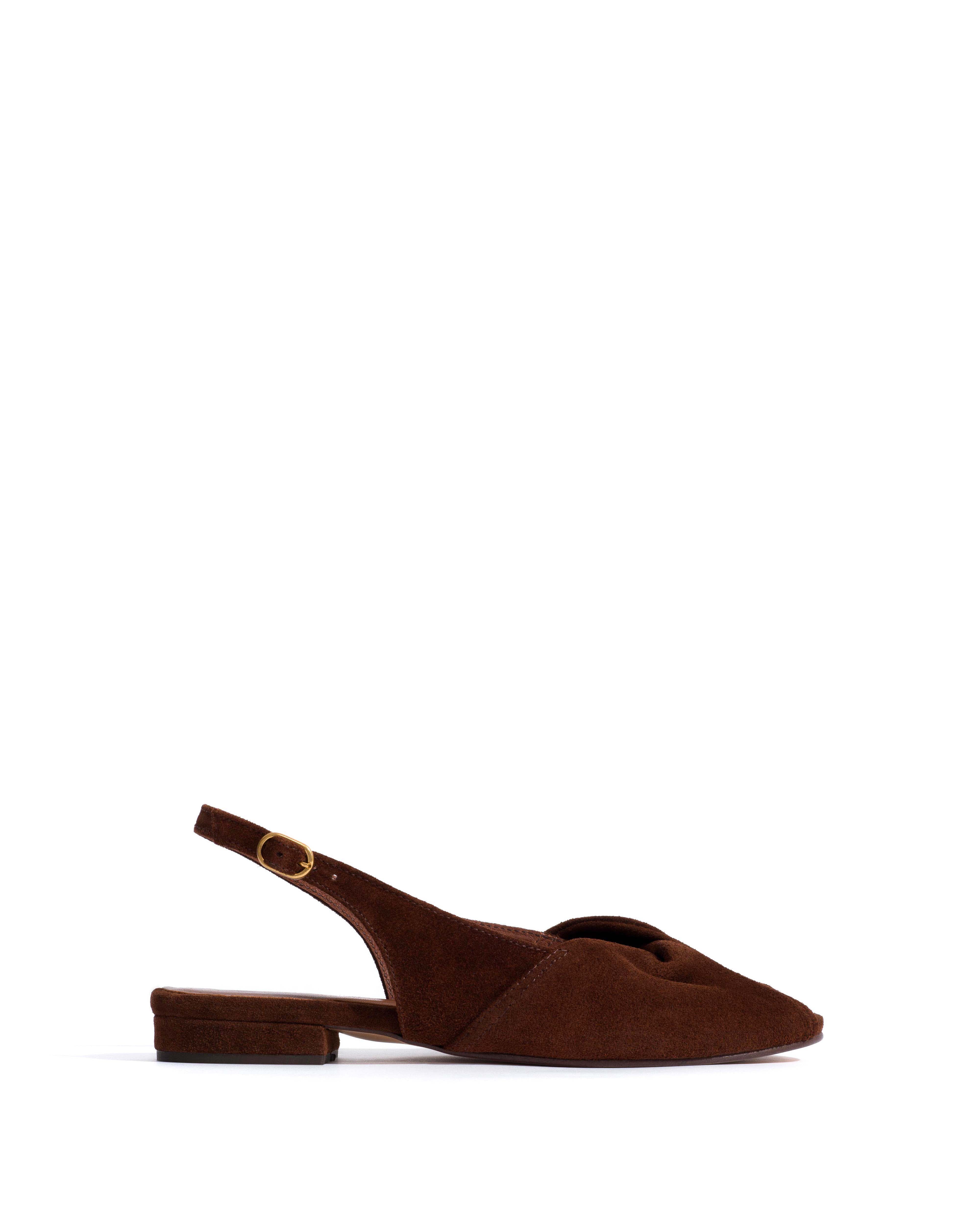 Magda 20 Calf suede Chocolate