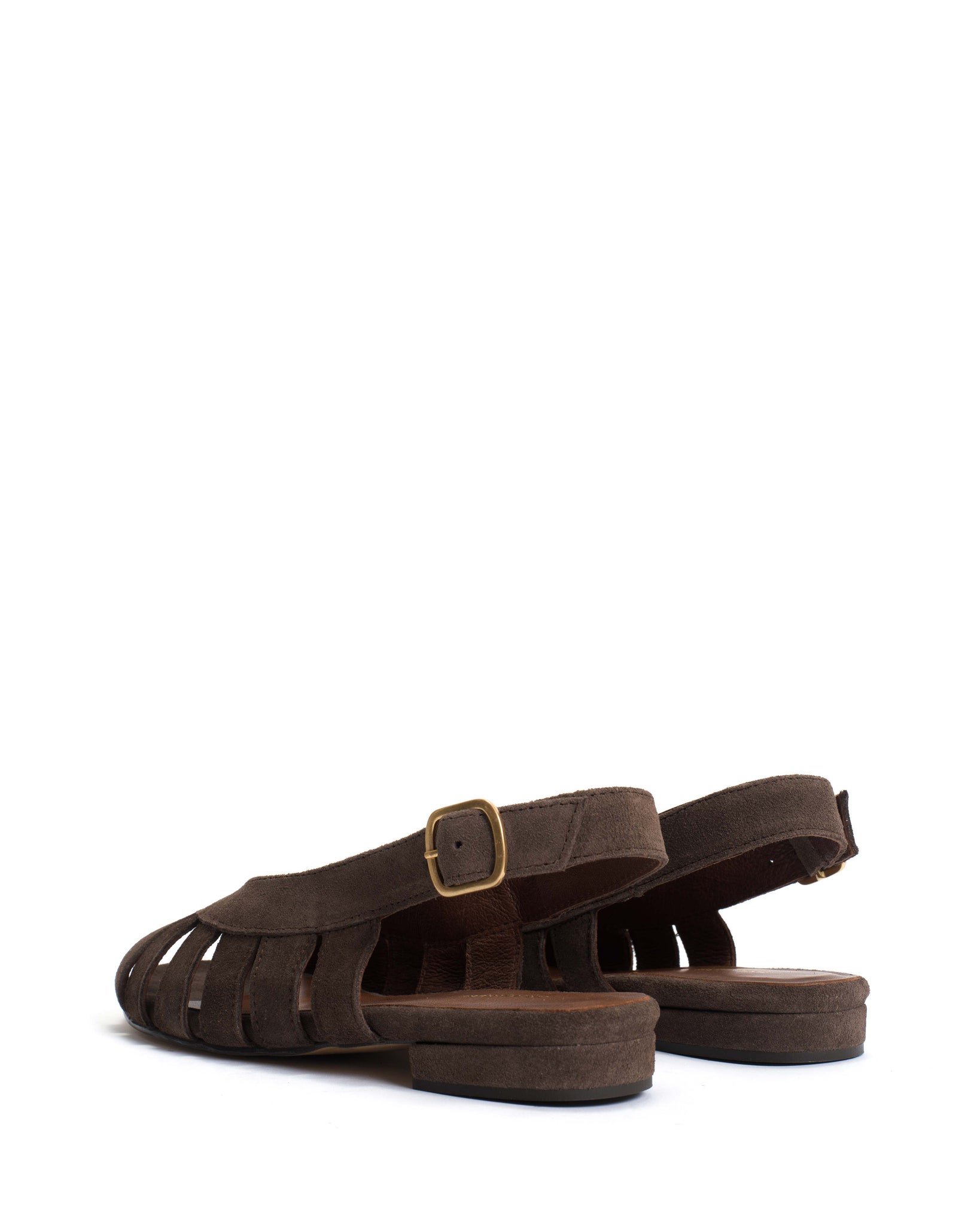 Sophie 20 Calf suede Coffee brown - Anonymous Copenhagen