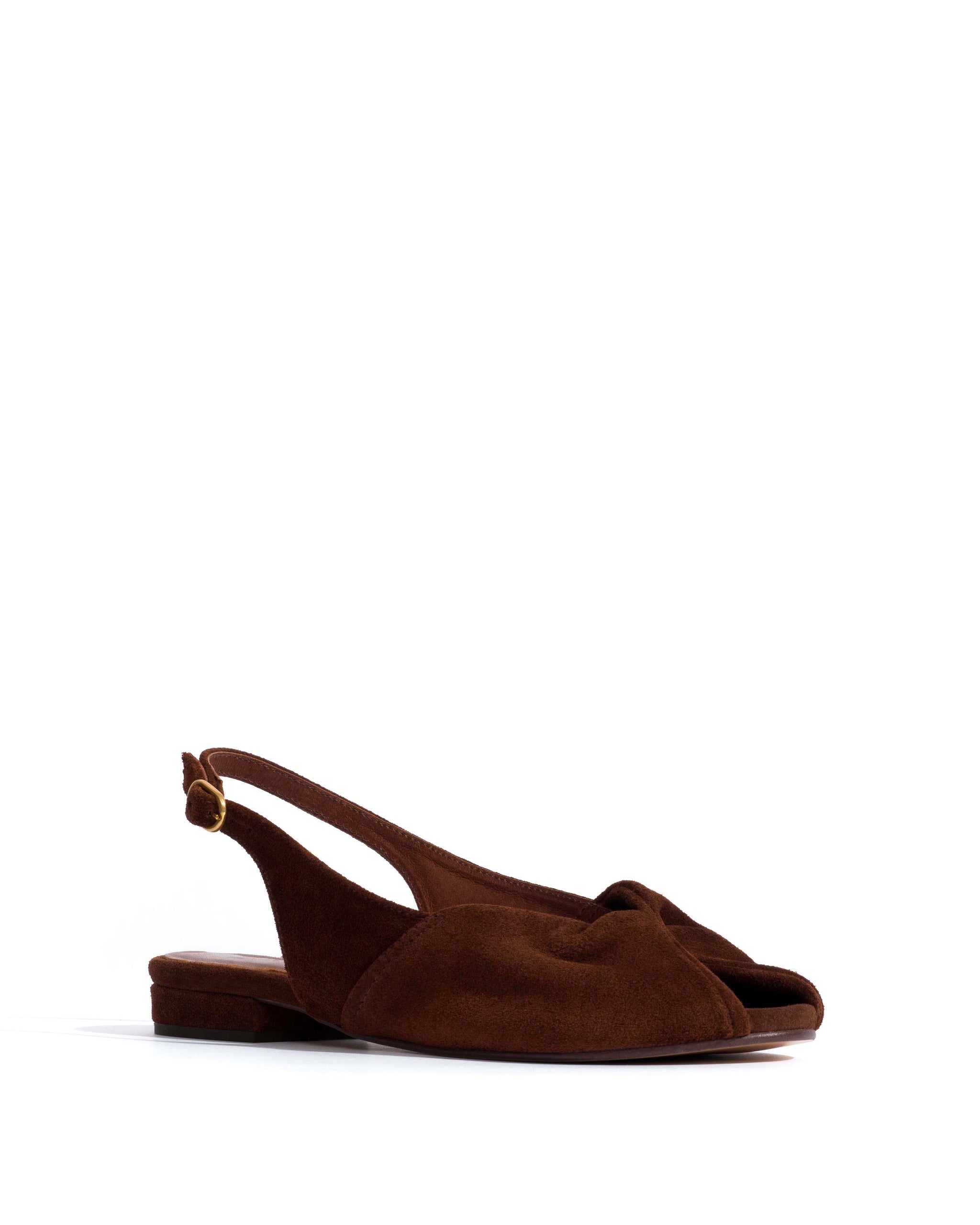 Magda 20 Calf suede Chocolate - Anonymous Copenhagen Flat sandals