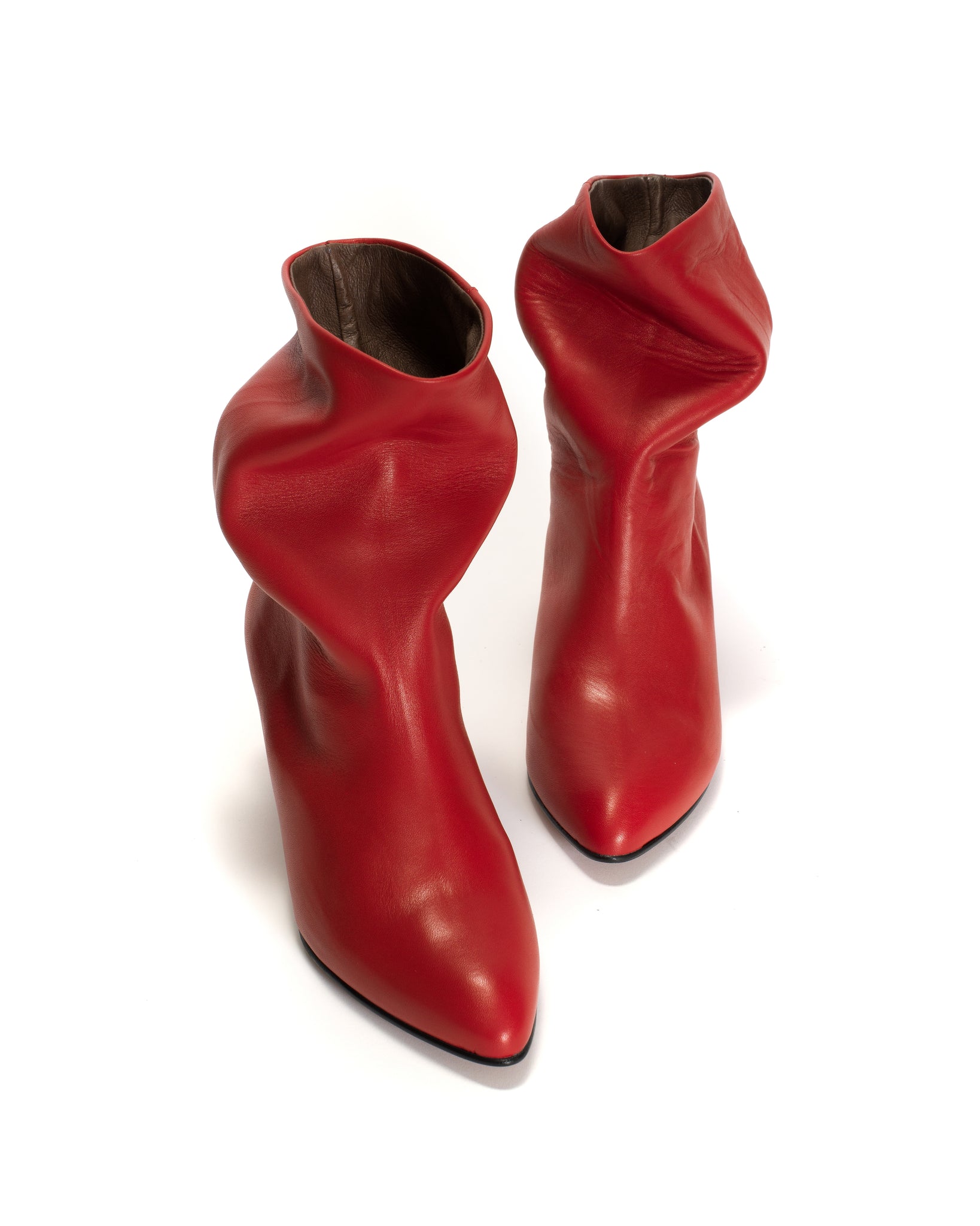 Vully 50 stiletto Soft calf Ruby red - Anonymous Copenhagen