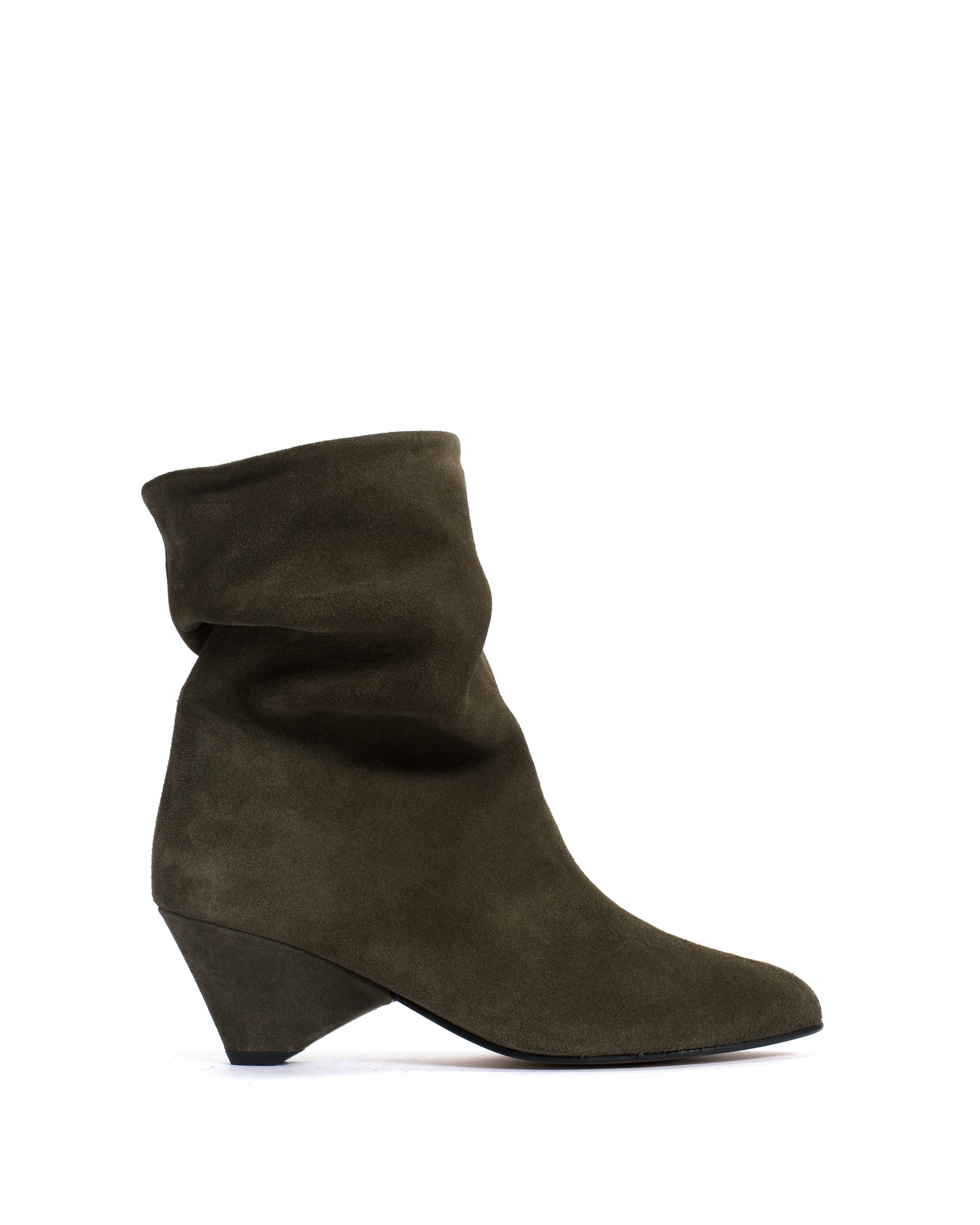 Vully 50 Triangle Calf Suede Moss green - Anonymous Copenhagen