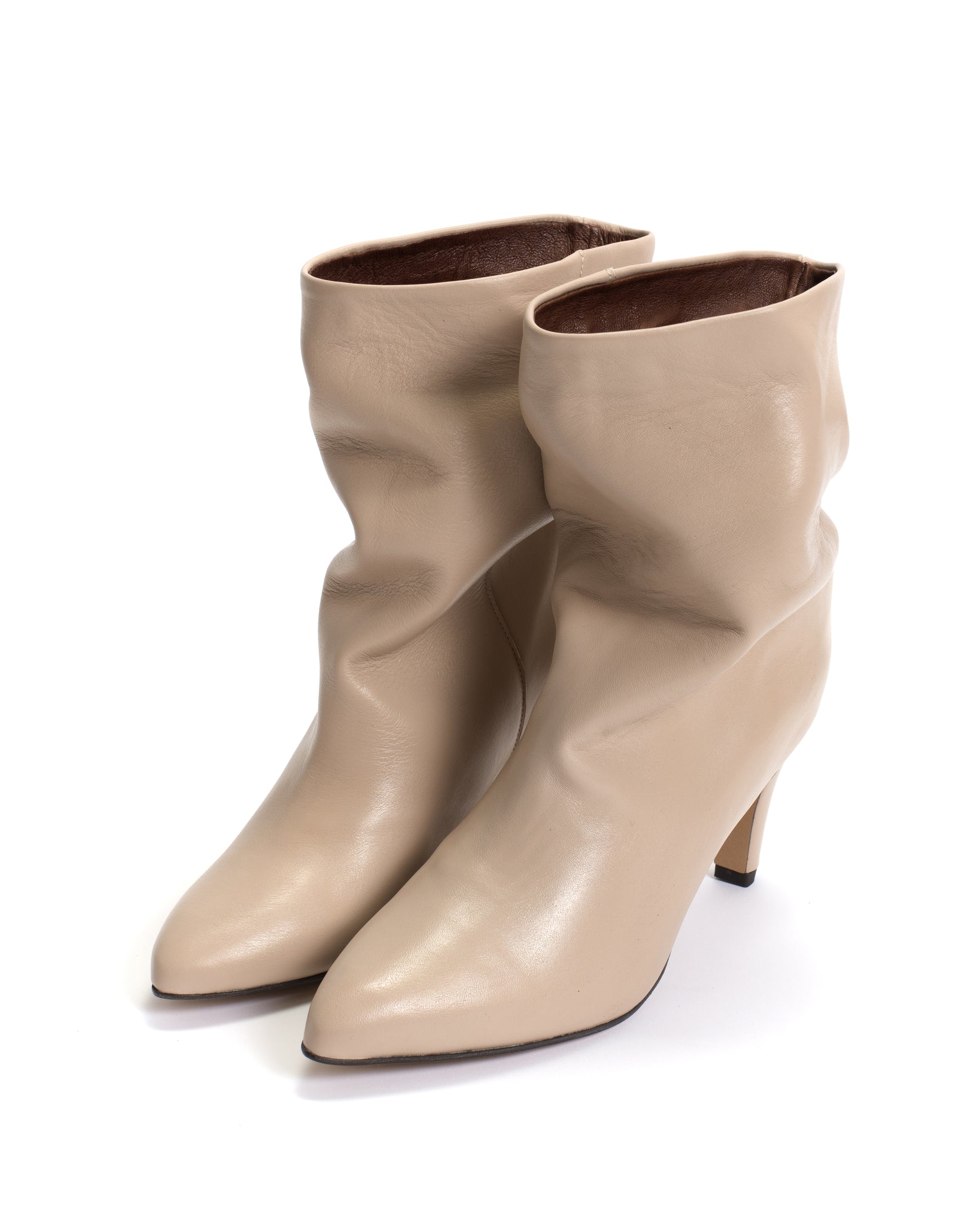 Vully 75 stiletto Soft calf Biskit beige - Anonymous Copenhagen