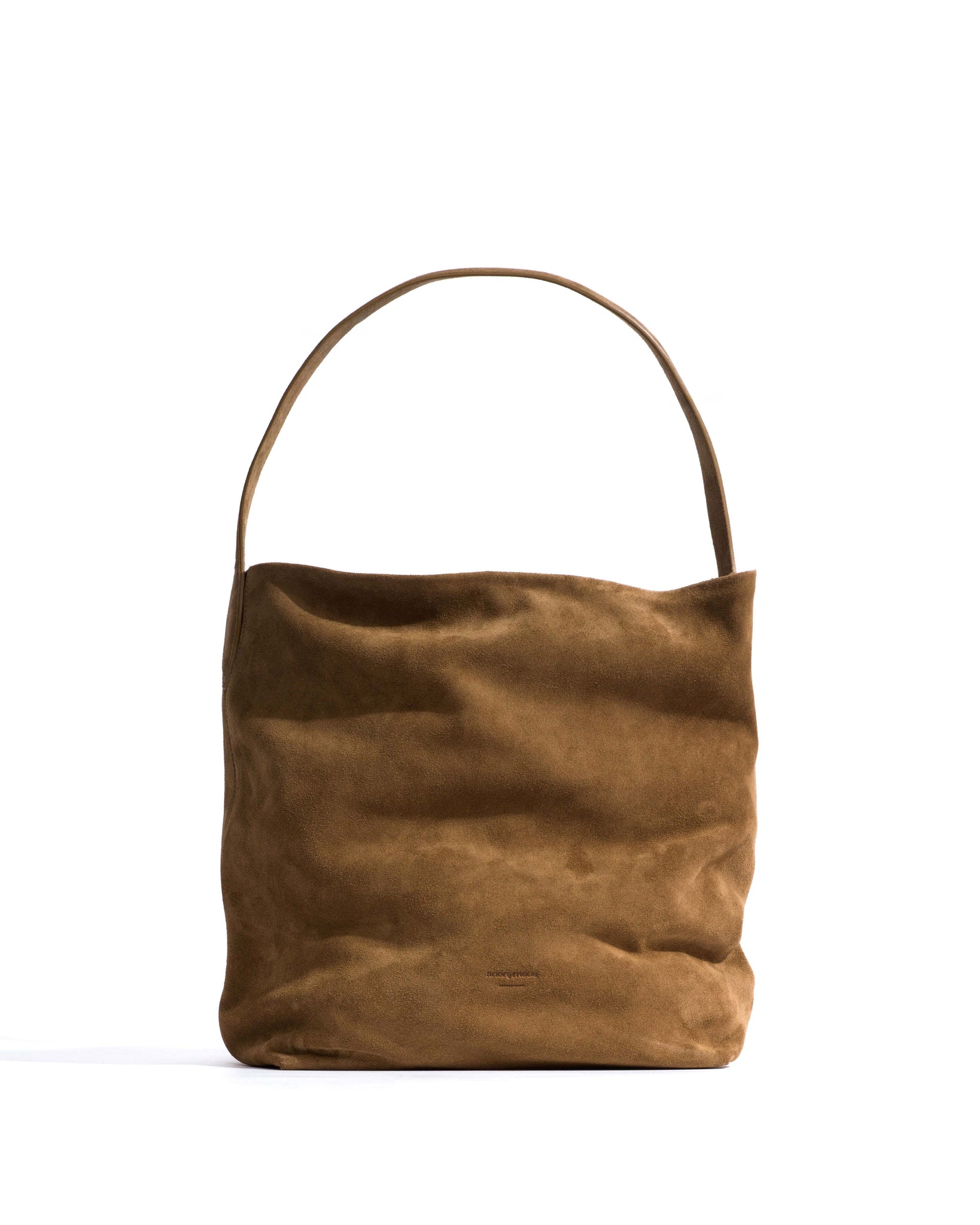 Versa slouchy everyday bag Calf suede Cinnamon