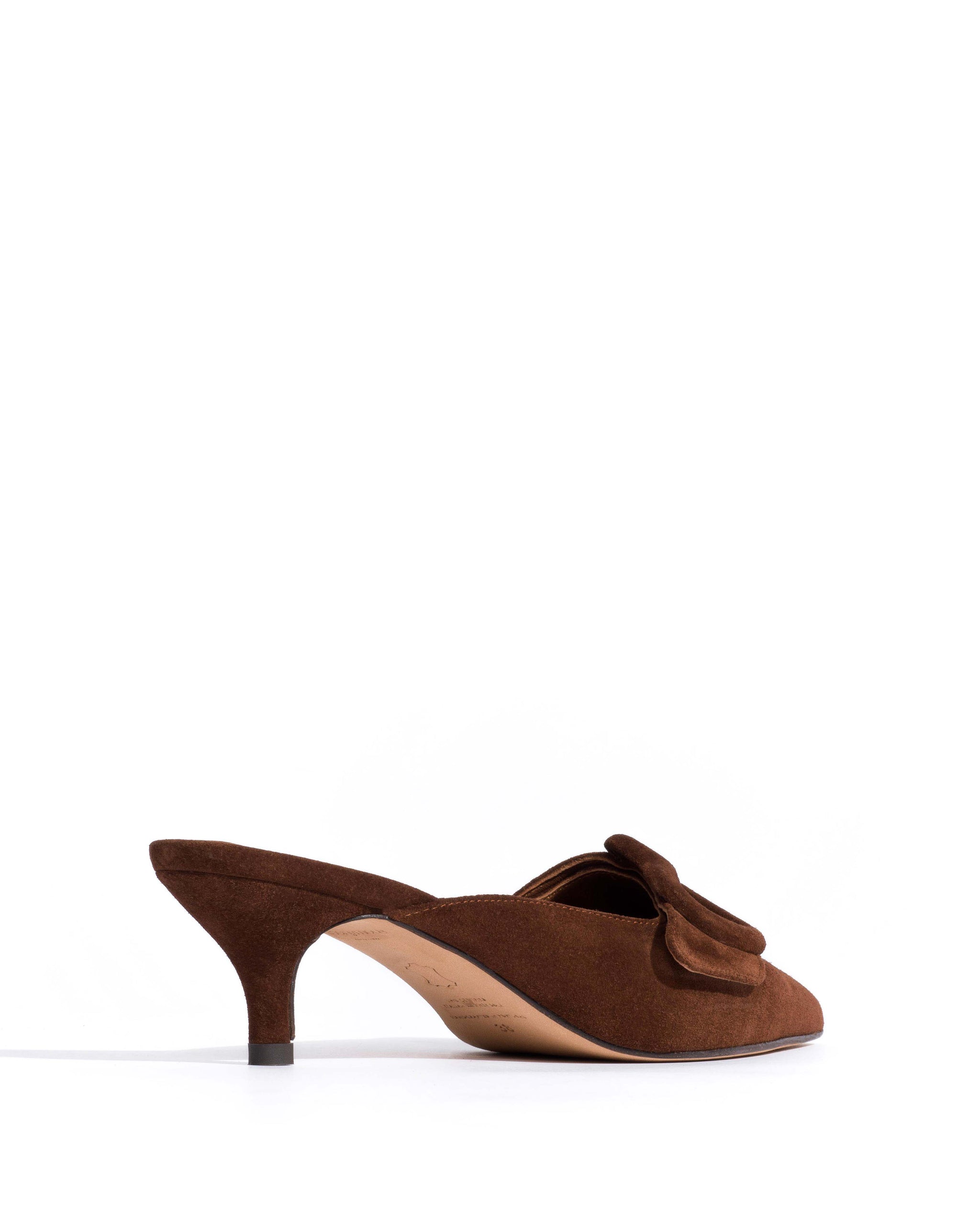 Shila 50 kitten Calf suede Chocolate