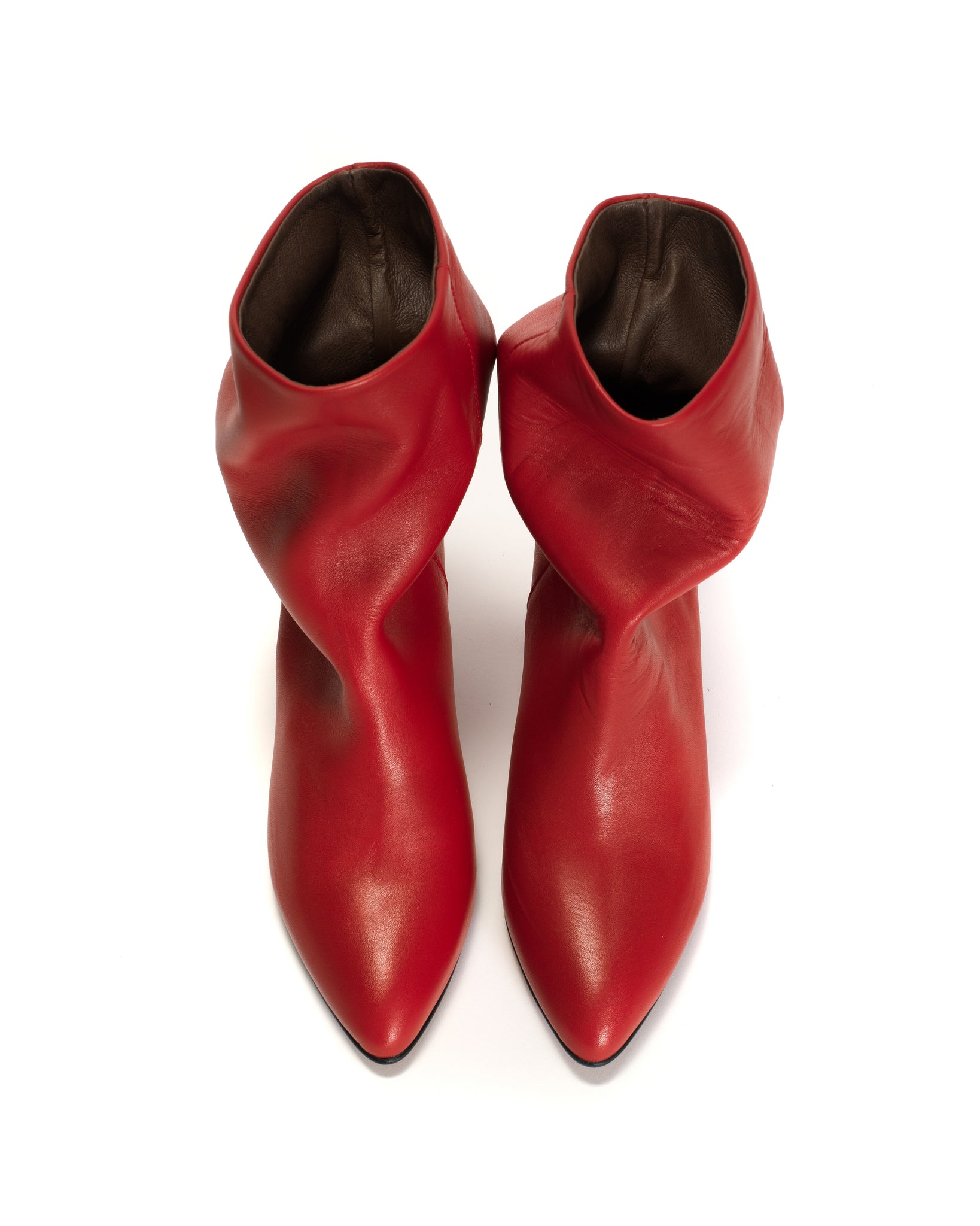 Vully 50 stiletto Soft calf Ruby red - Anonymous Copenhagen