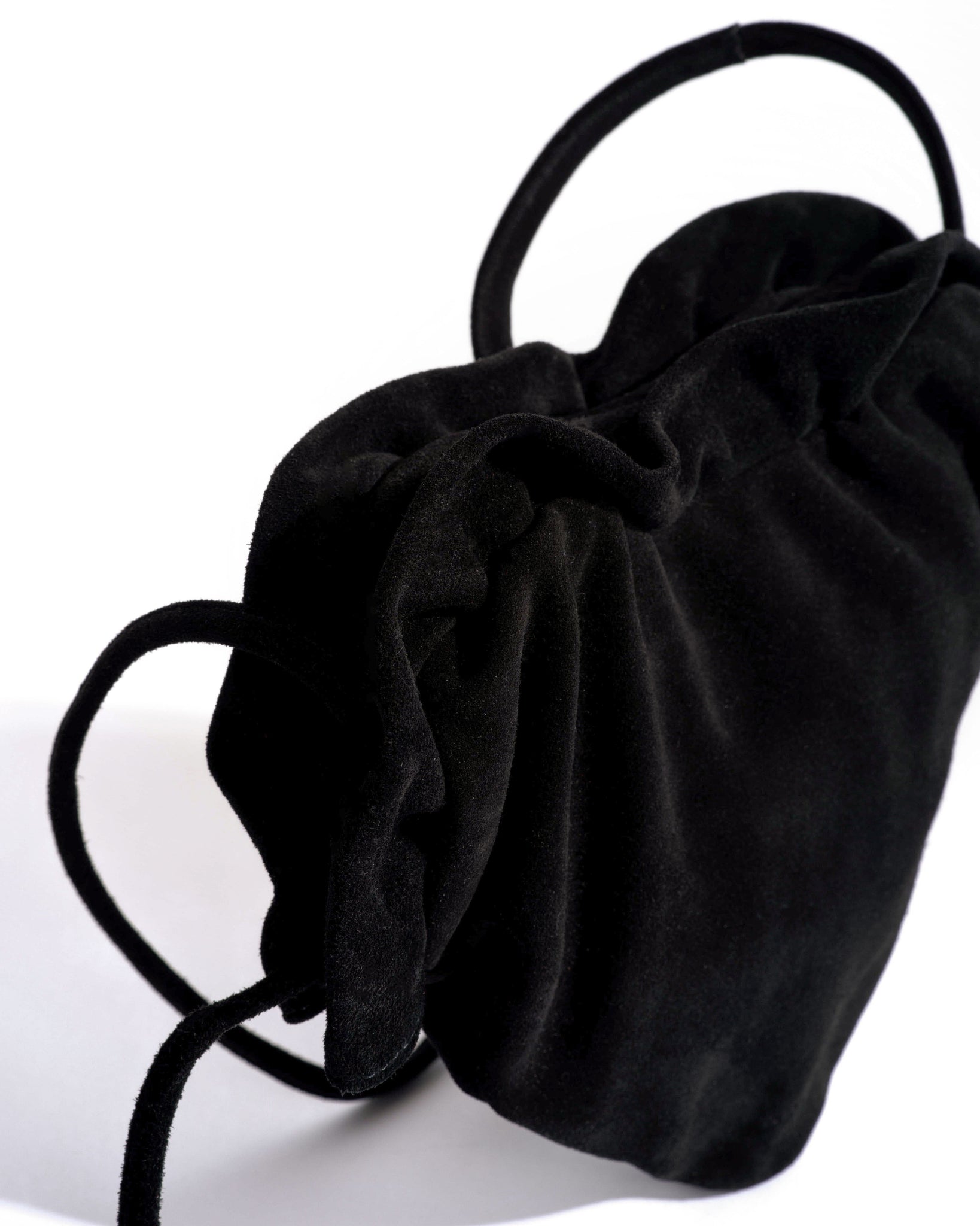 Zally heart bag Calf suede Black - Anonymous Copenhagen Bags