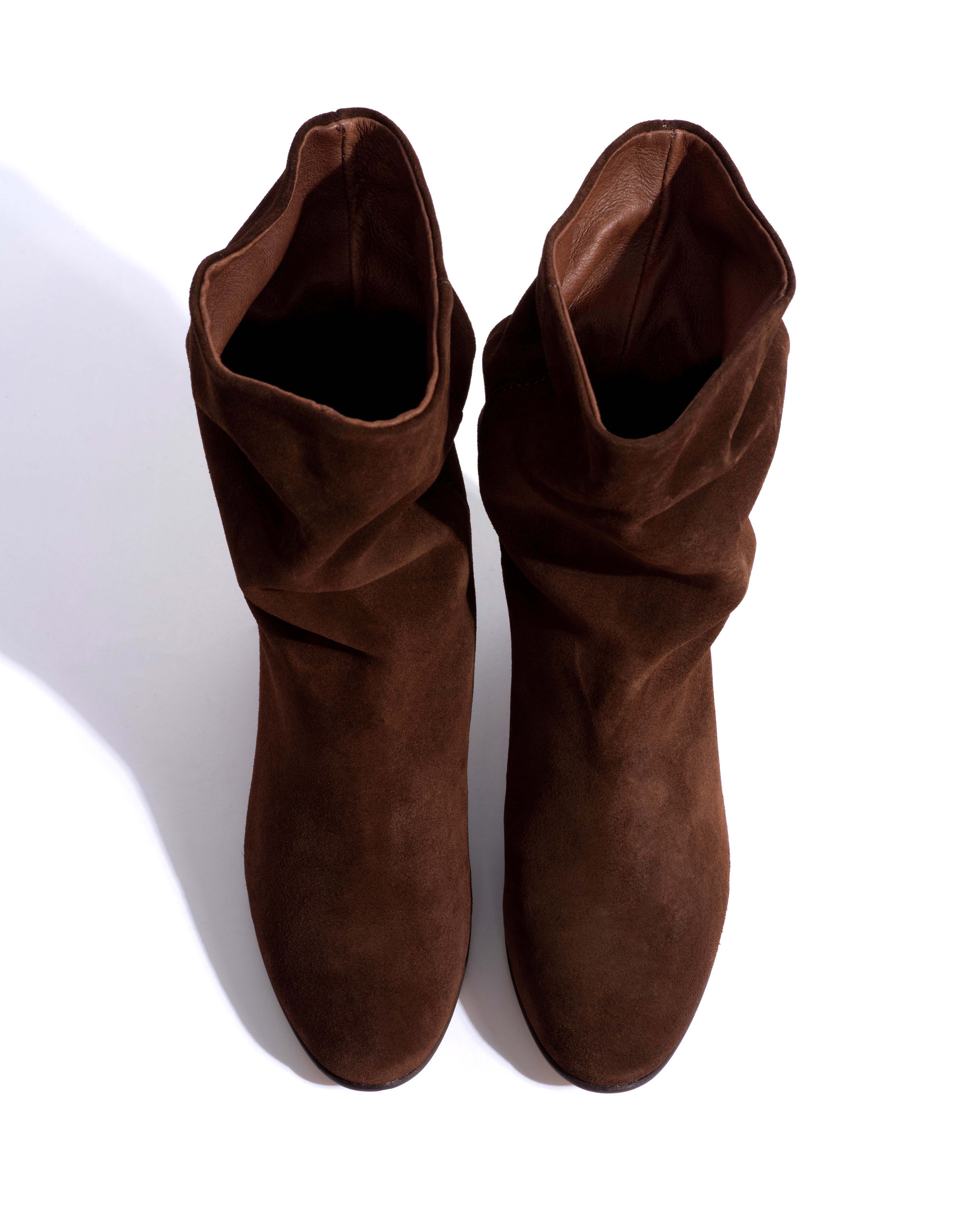 Lully 55 Calf suede Chocolate