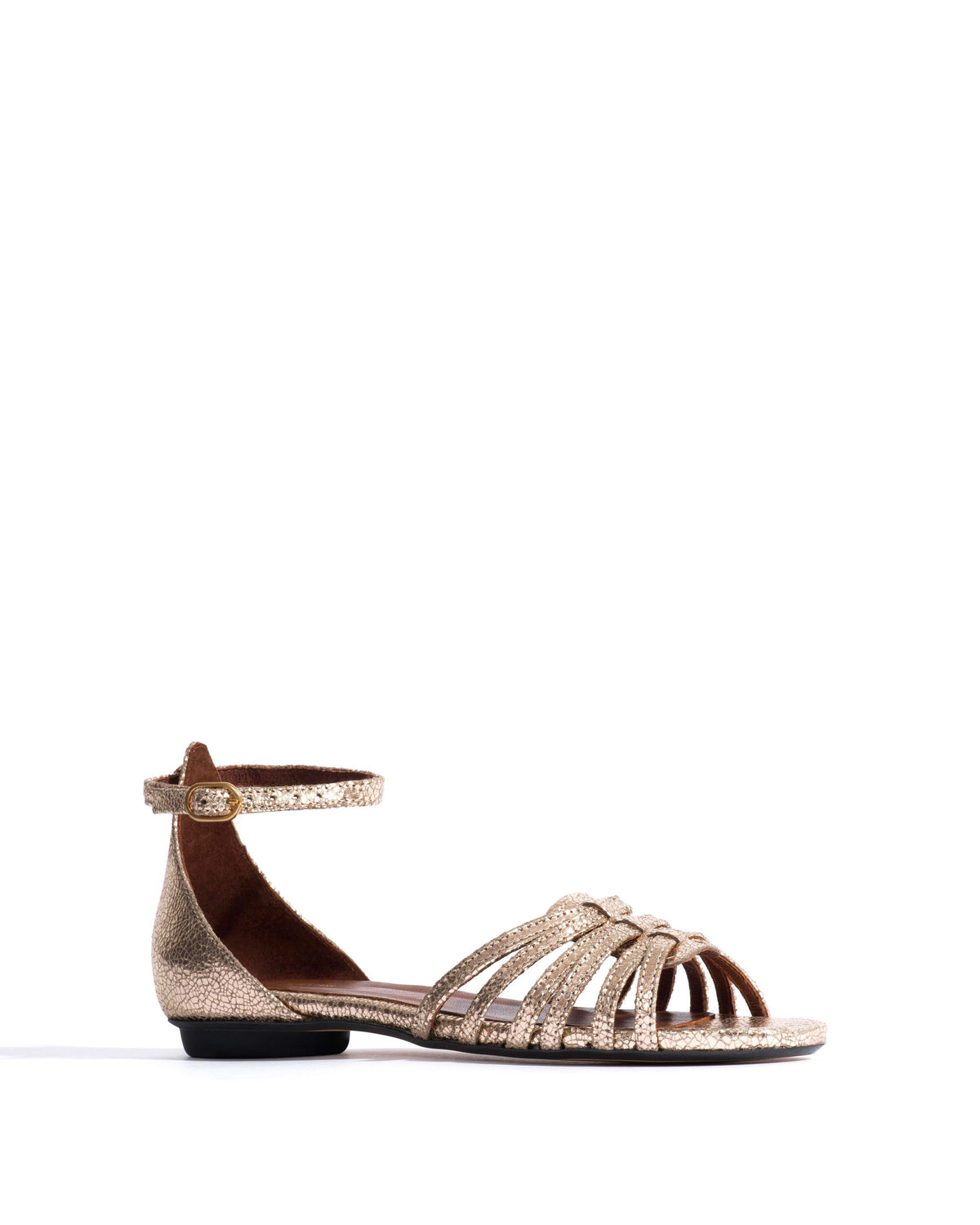 Mareike 10 Crackled metallic goat Vintage champagne