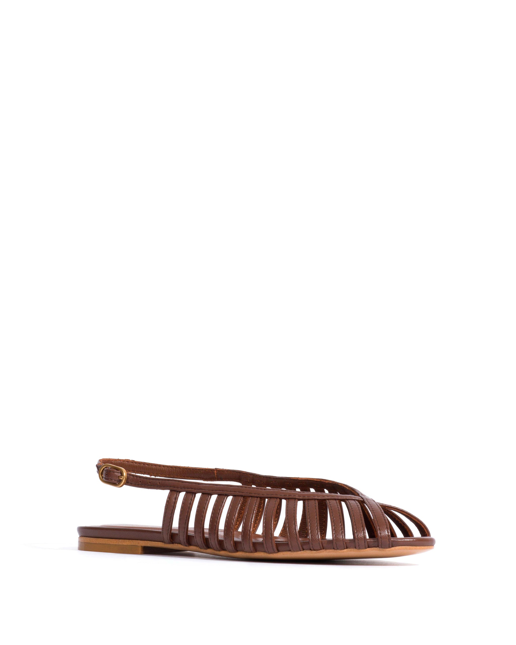 Carminho 10 Shiny lamb Chocolate - Anonymous Copenhagen Flat sandals