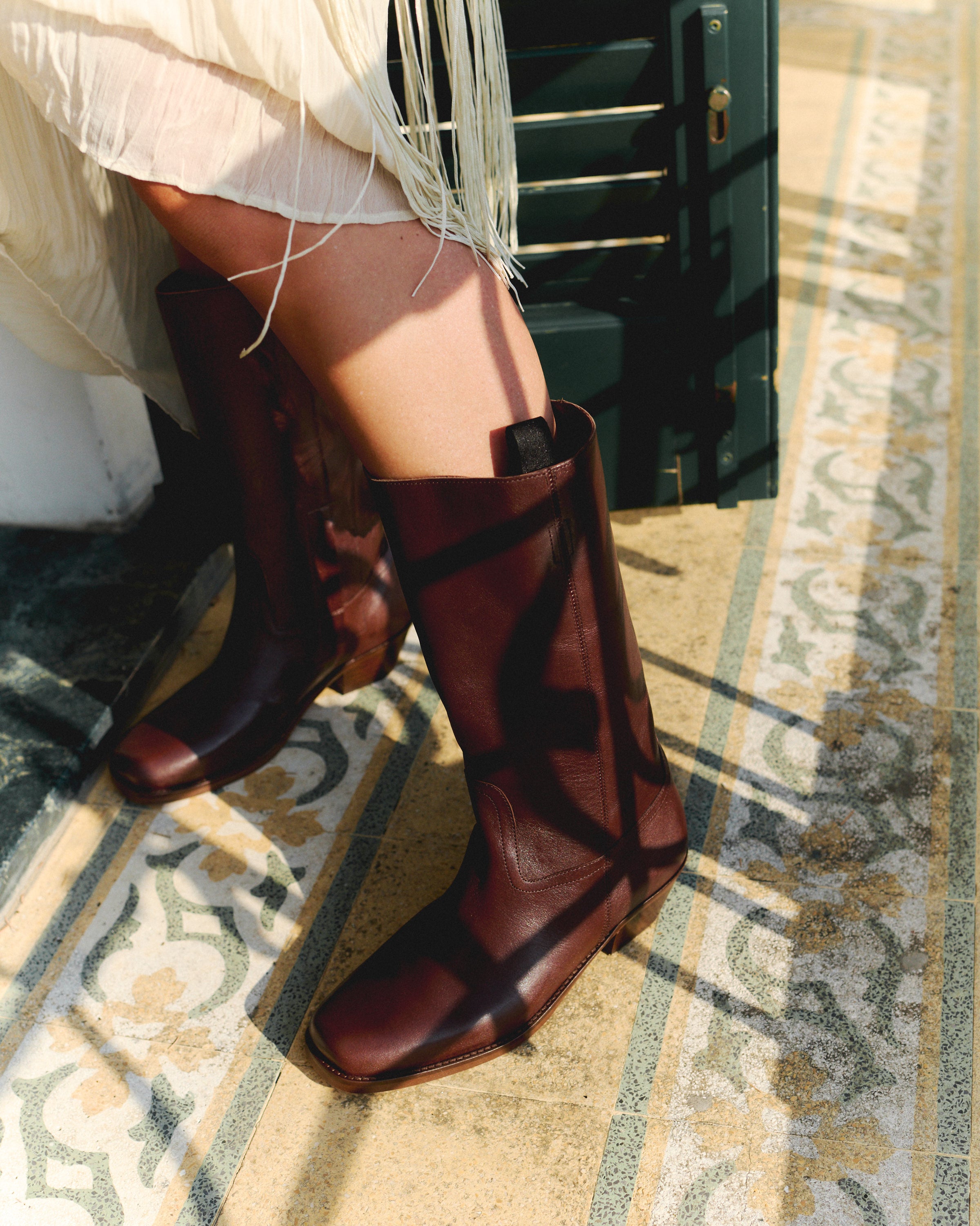 Tarisha Vegetal soft calf Coffee brown