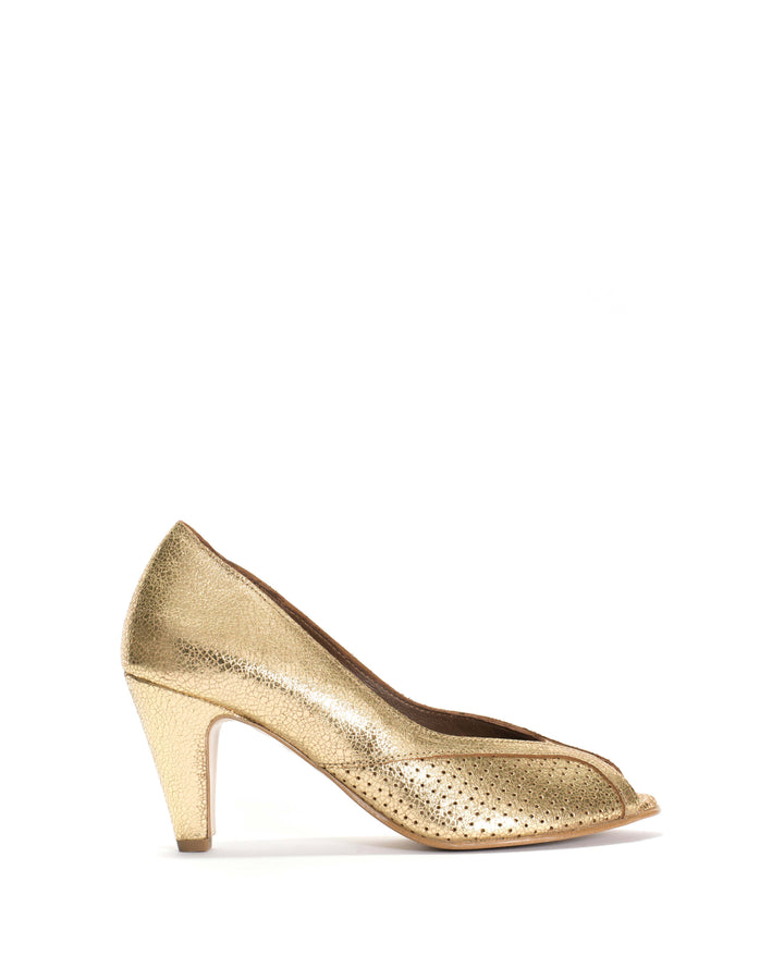 anonymous copenhagen Alania Crackled metallic goat Gold