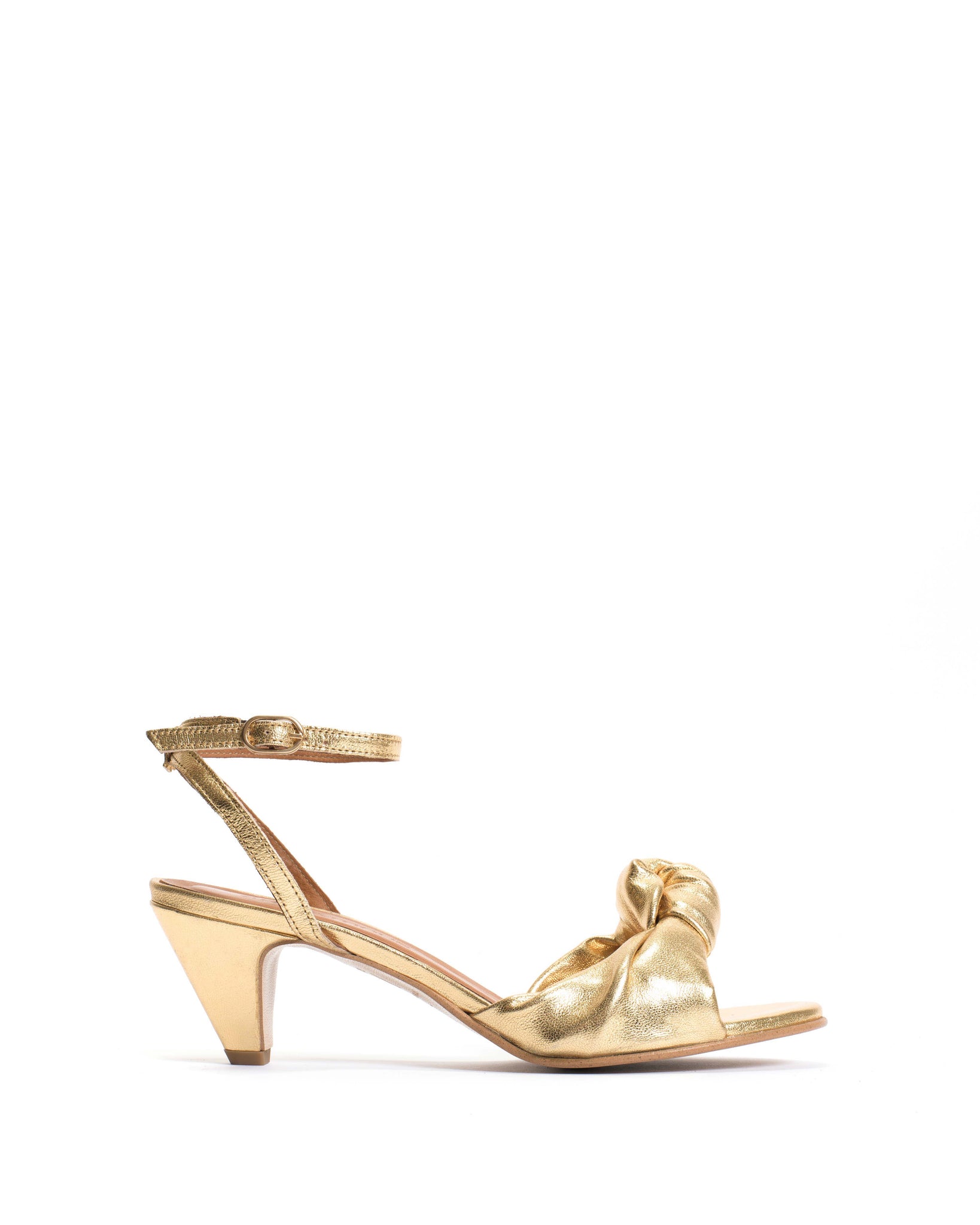 Aliza 50 stiletto Metallic Goat Gold - Anonymous Copenhagen