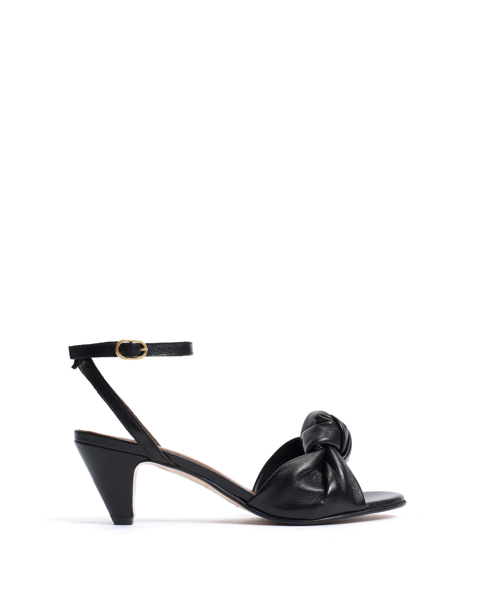Aliza 50 stiletto Shiny lamb Black - Anonymous Copenhagen
