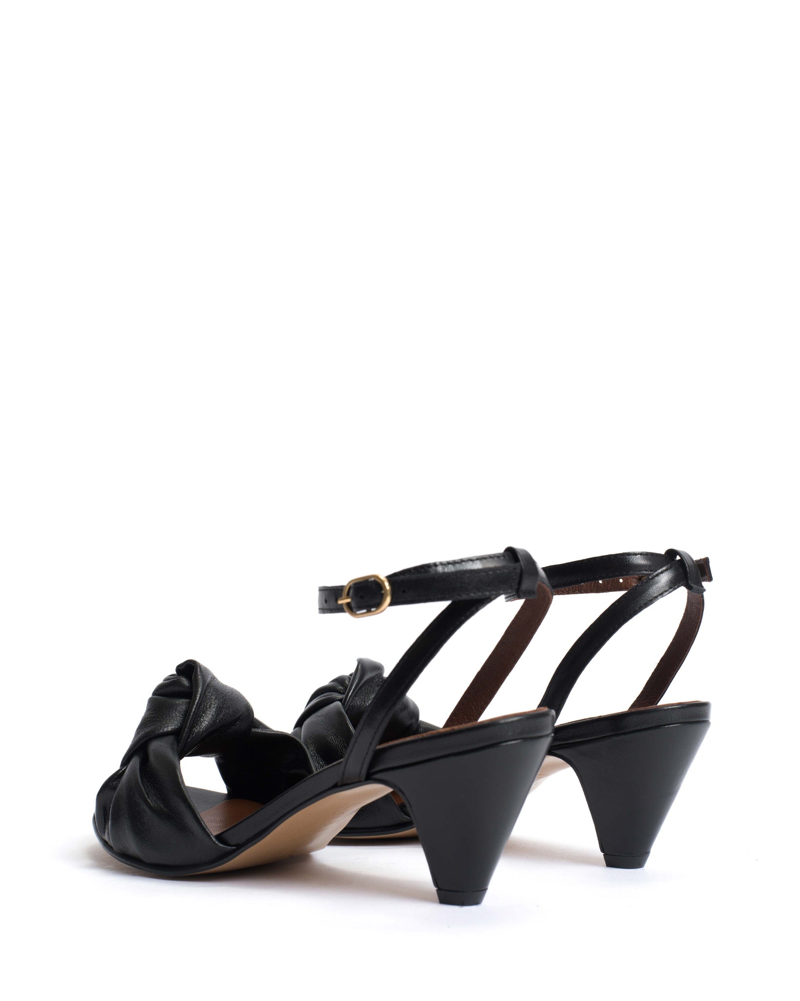Aliza 50 stiletto Shiny lamb Black - Anonymous Copenhagen