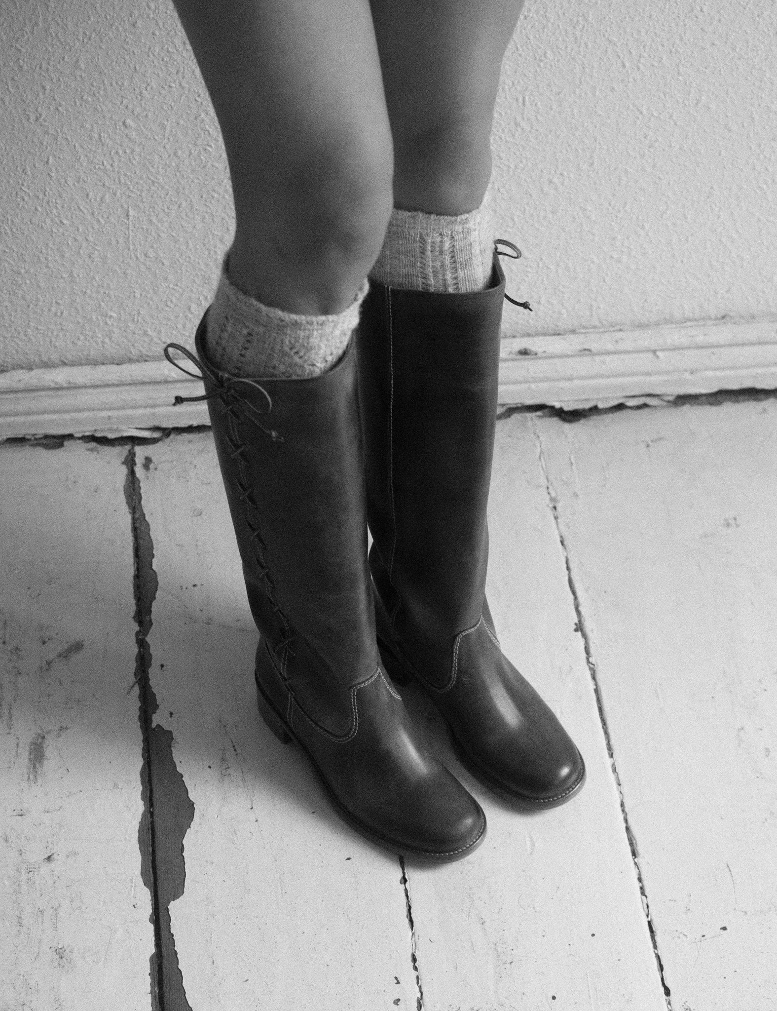 Dico Ann Side laces Escovado Dark tan - Anonymous Copenhagen