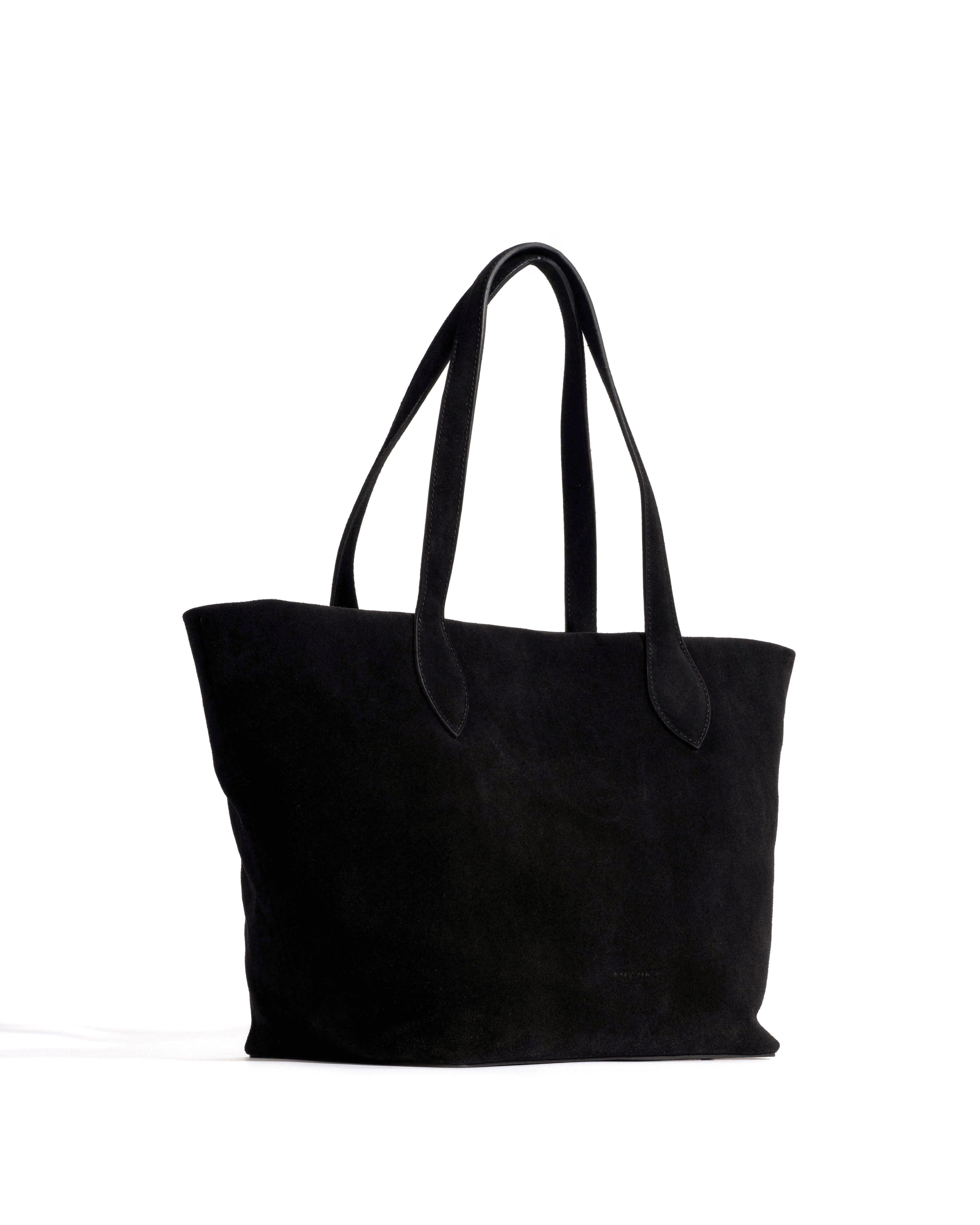 Arya carryall bag Calf suede Black