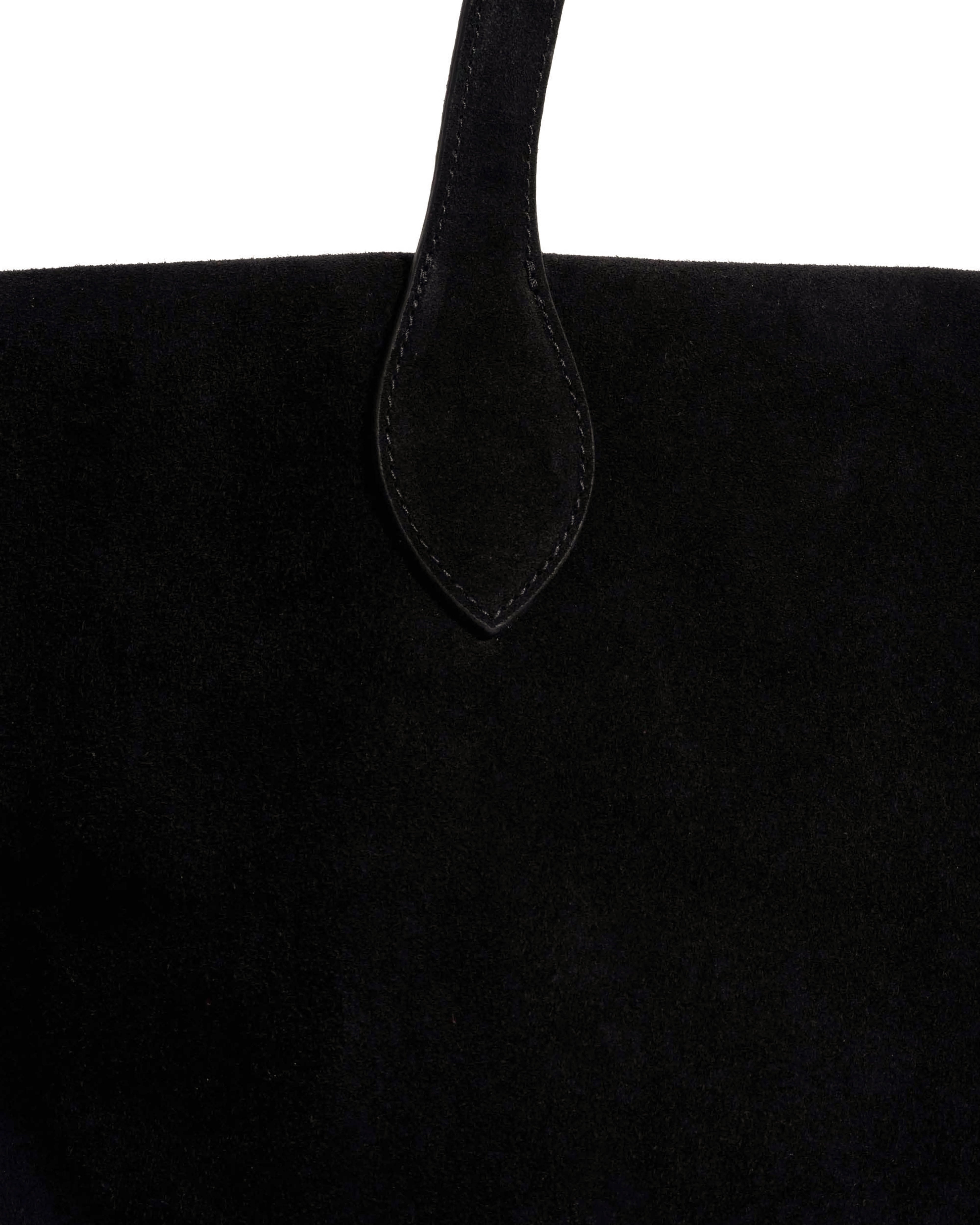 Arya carryall bag Calf suede Black