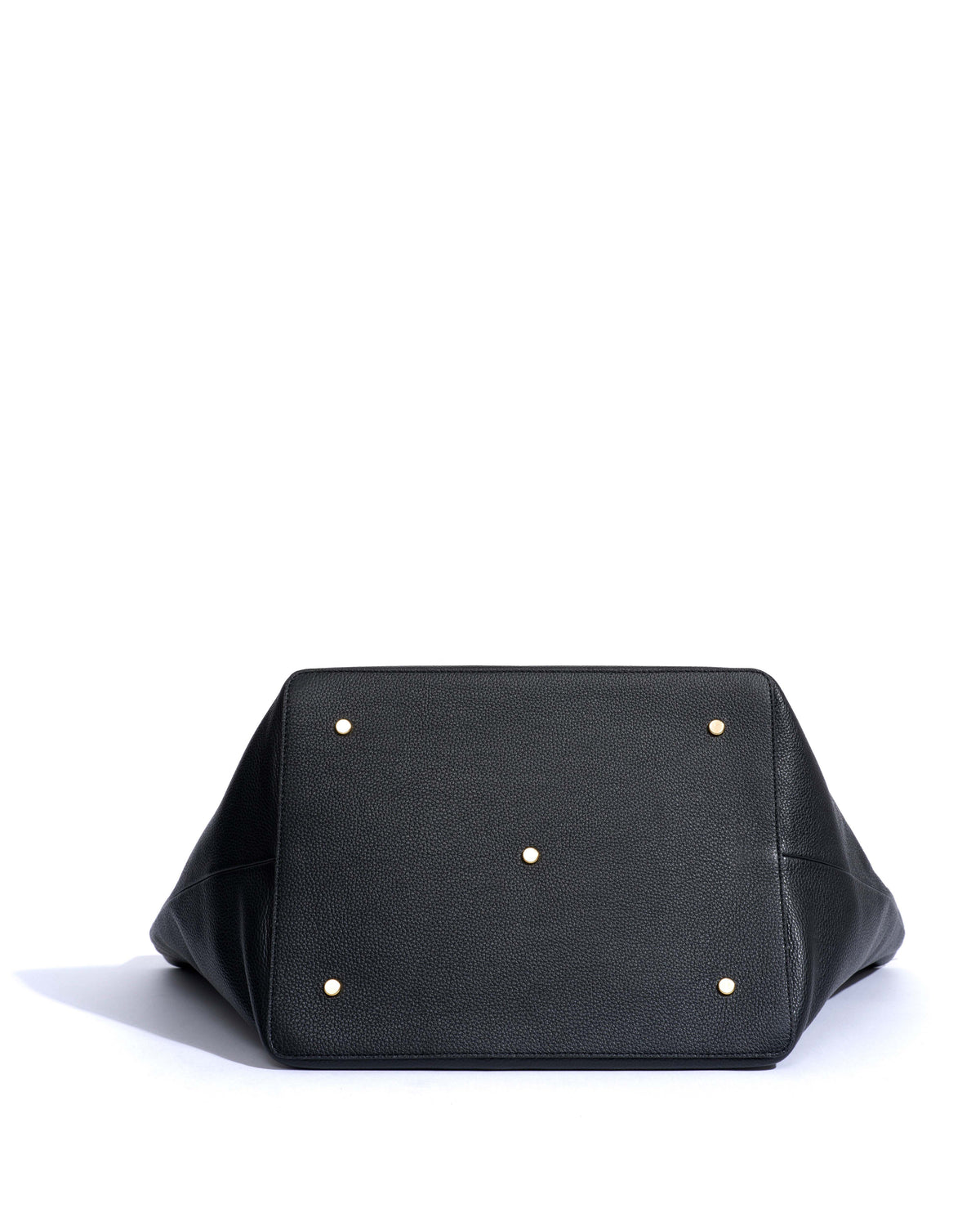 Arya carryall bag Pebbled soft calf Black