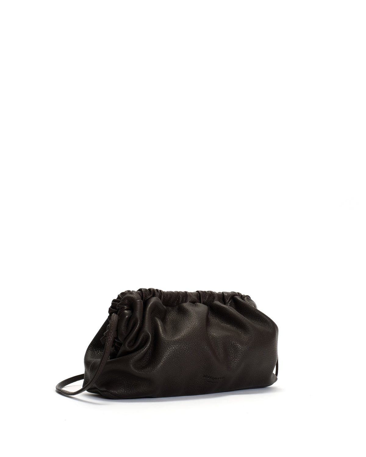 Hally classic cloud bag Grained chevre goat Coffee brown