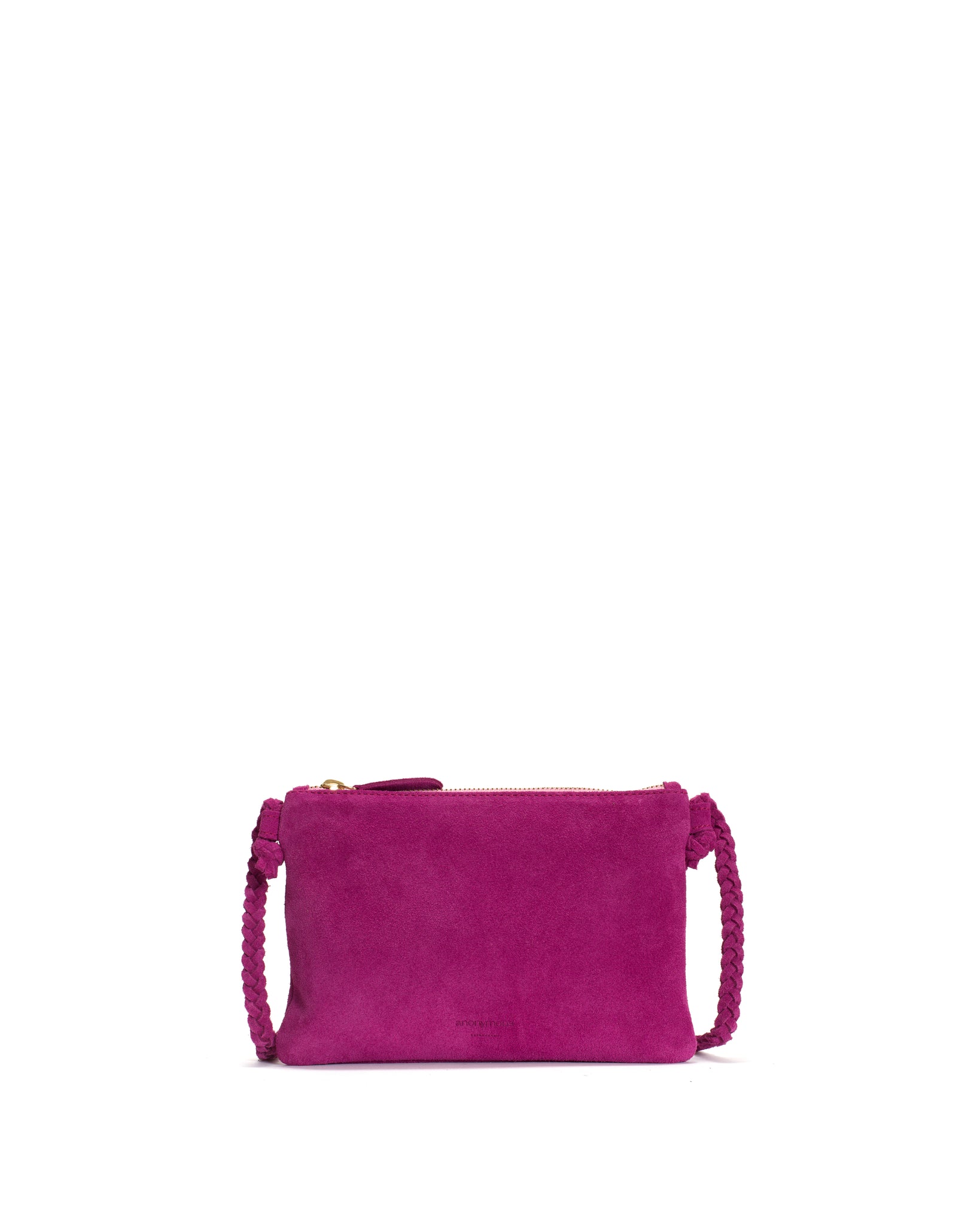 Thinna clutch Calf suede Raspberry - Anonymous Copenhagen