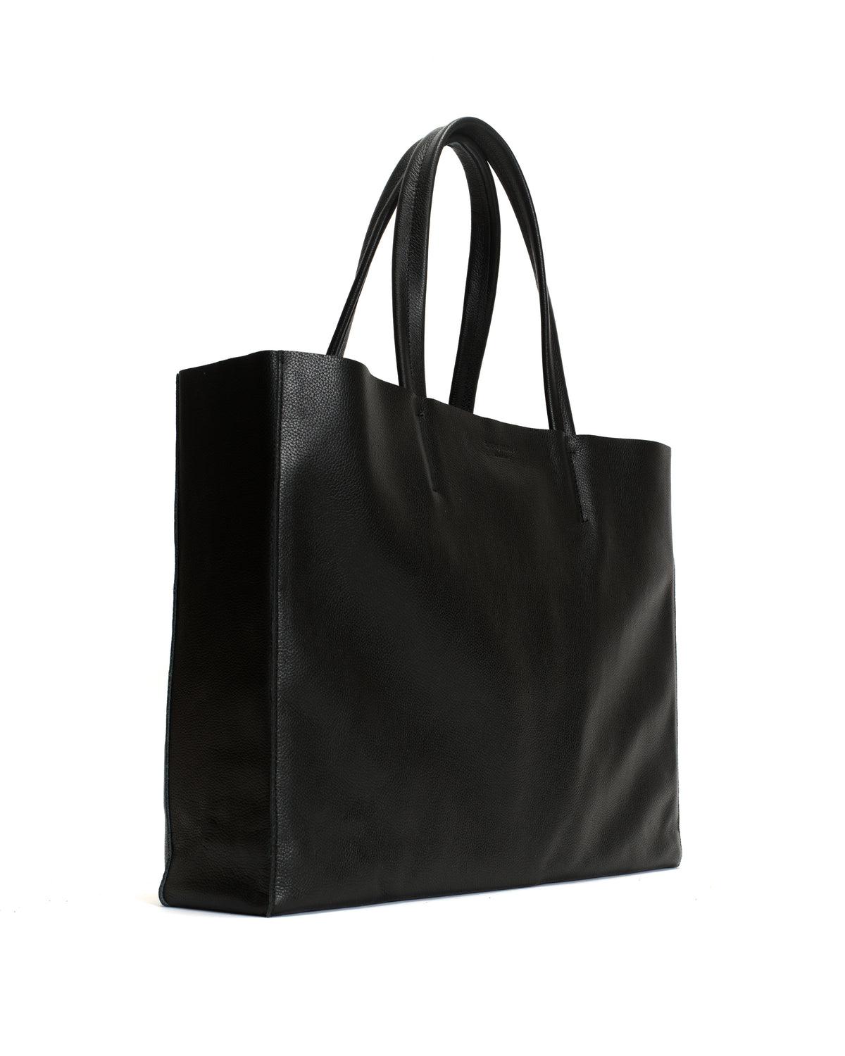 Ruba shopper Pebbled soft calf Black