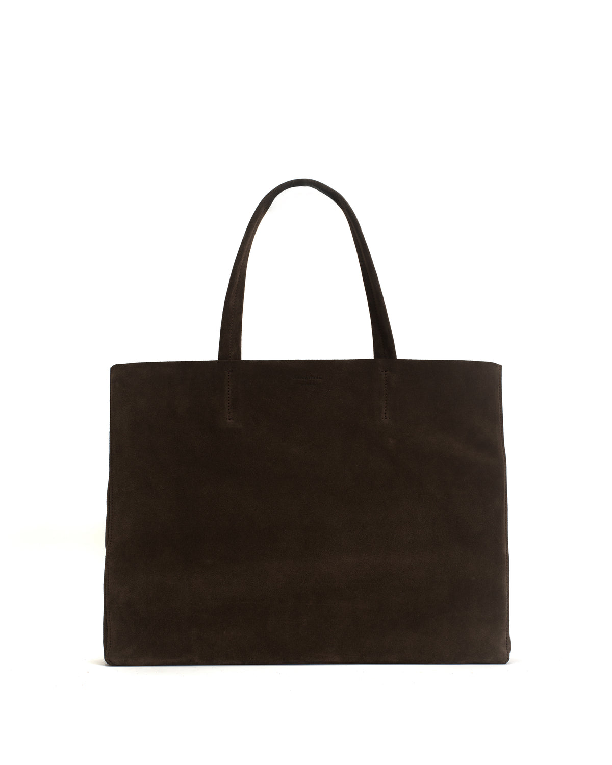 Ruba shopper Calf suede Coffee brown