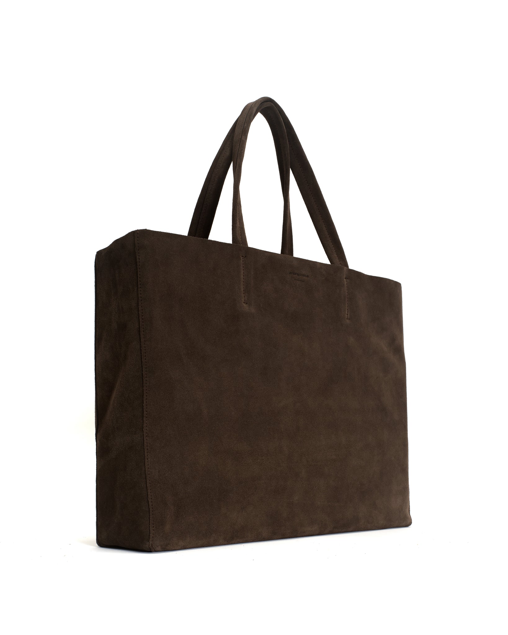 Ruba shopper Calf suede Coffee brown - Anonymous Copenhagen