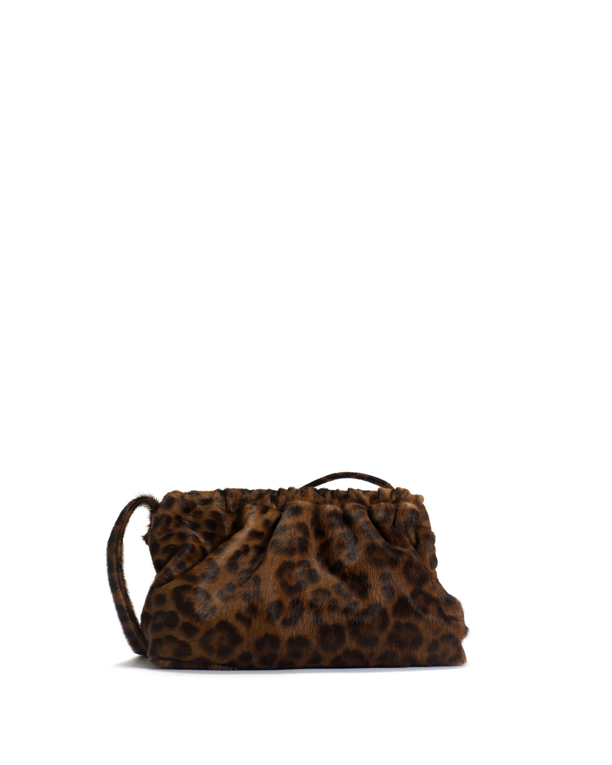 Hally classic cloud bag Calf hair Leopard