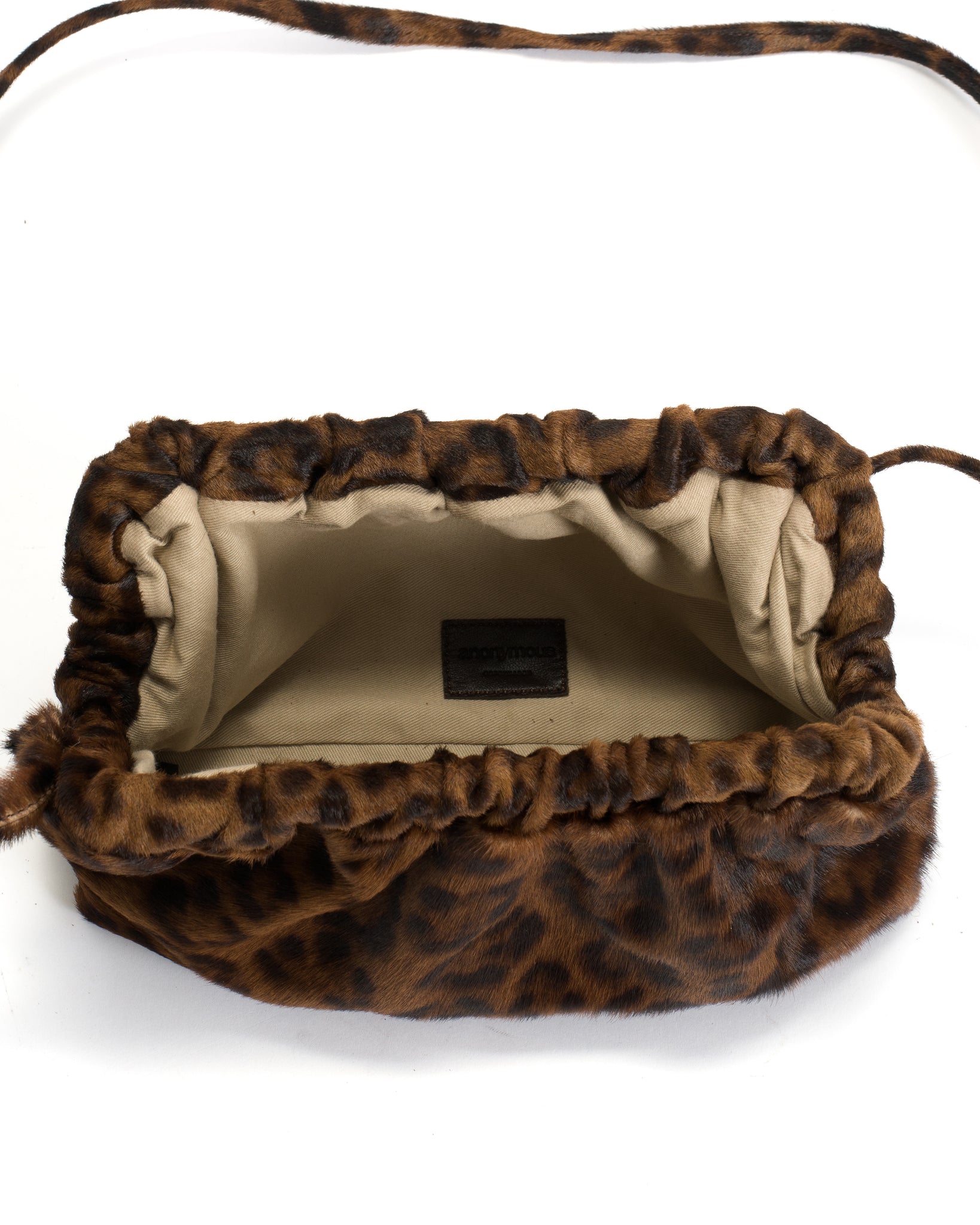 Hally grand cloud bag Calf hair Leopard - Anonymous Copenhagen