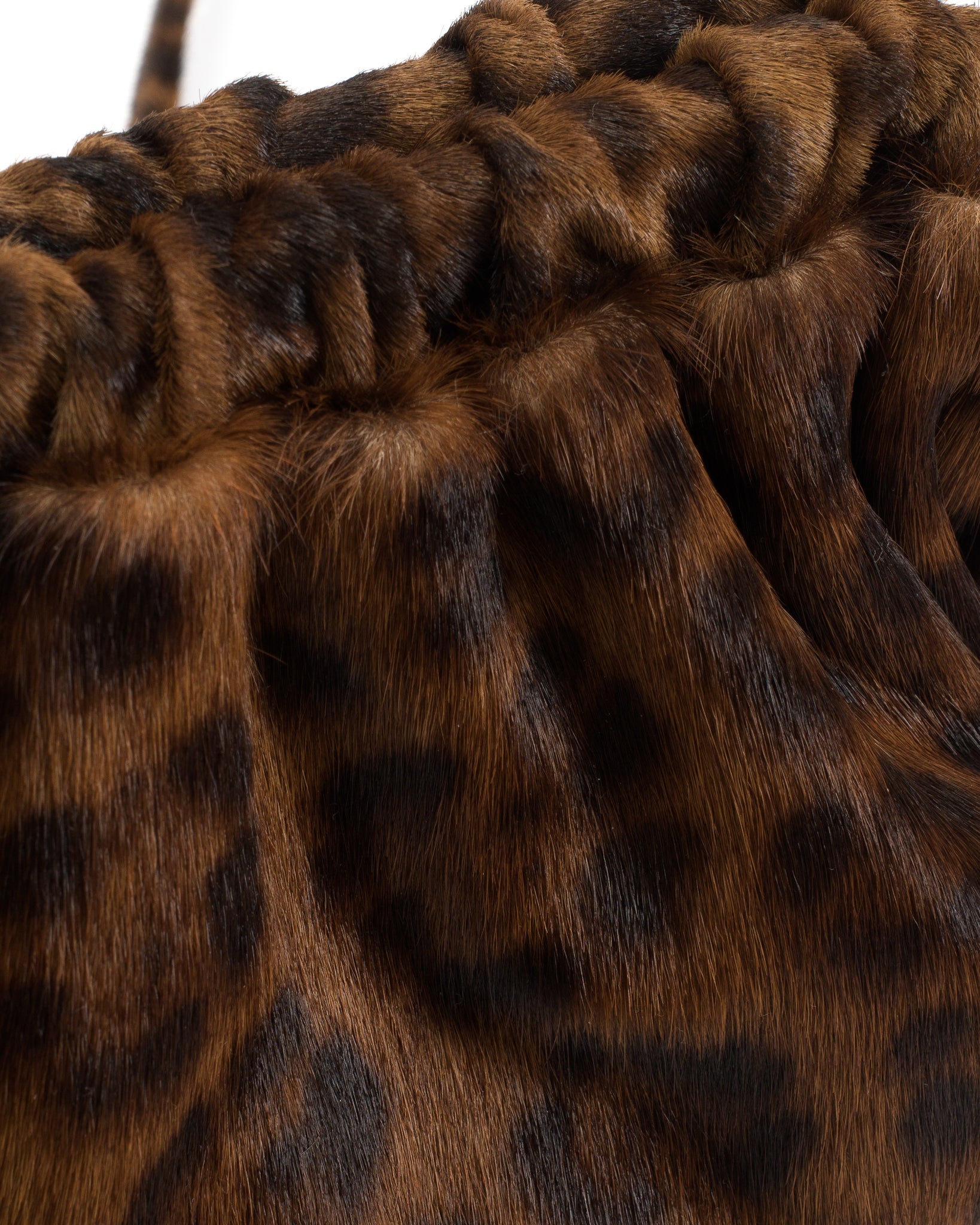Hally grand cloud bag Calf hair Leopard - Anonymous Copenhagen