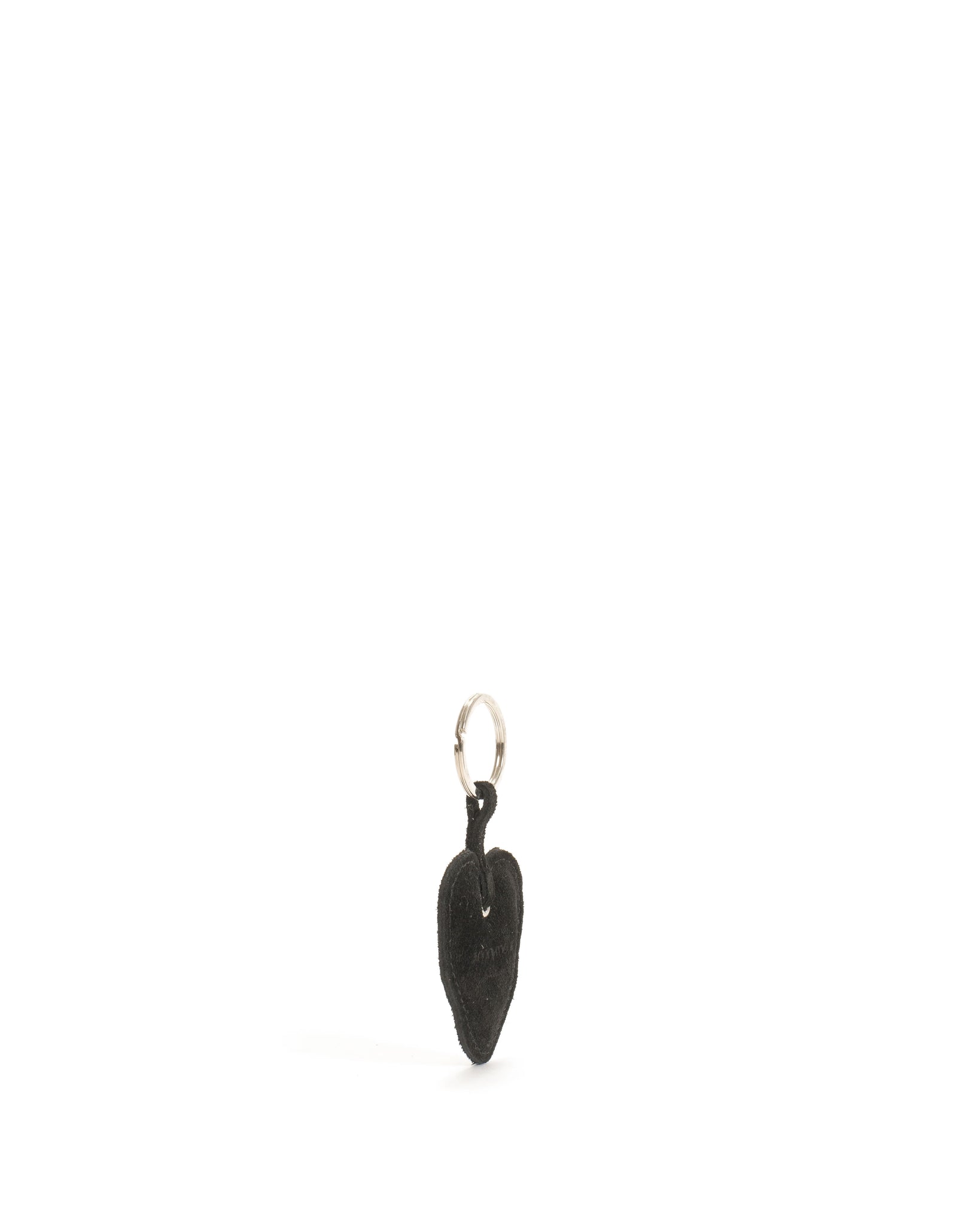 Heart keyring Calf suede Black - Anonymous Copenhagen