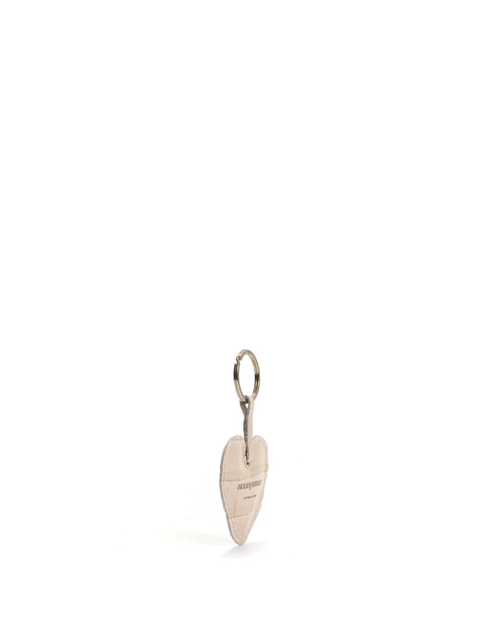 Keyring Croco calf Ash grey - Anonymous Copenhagen