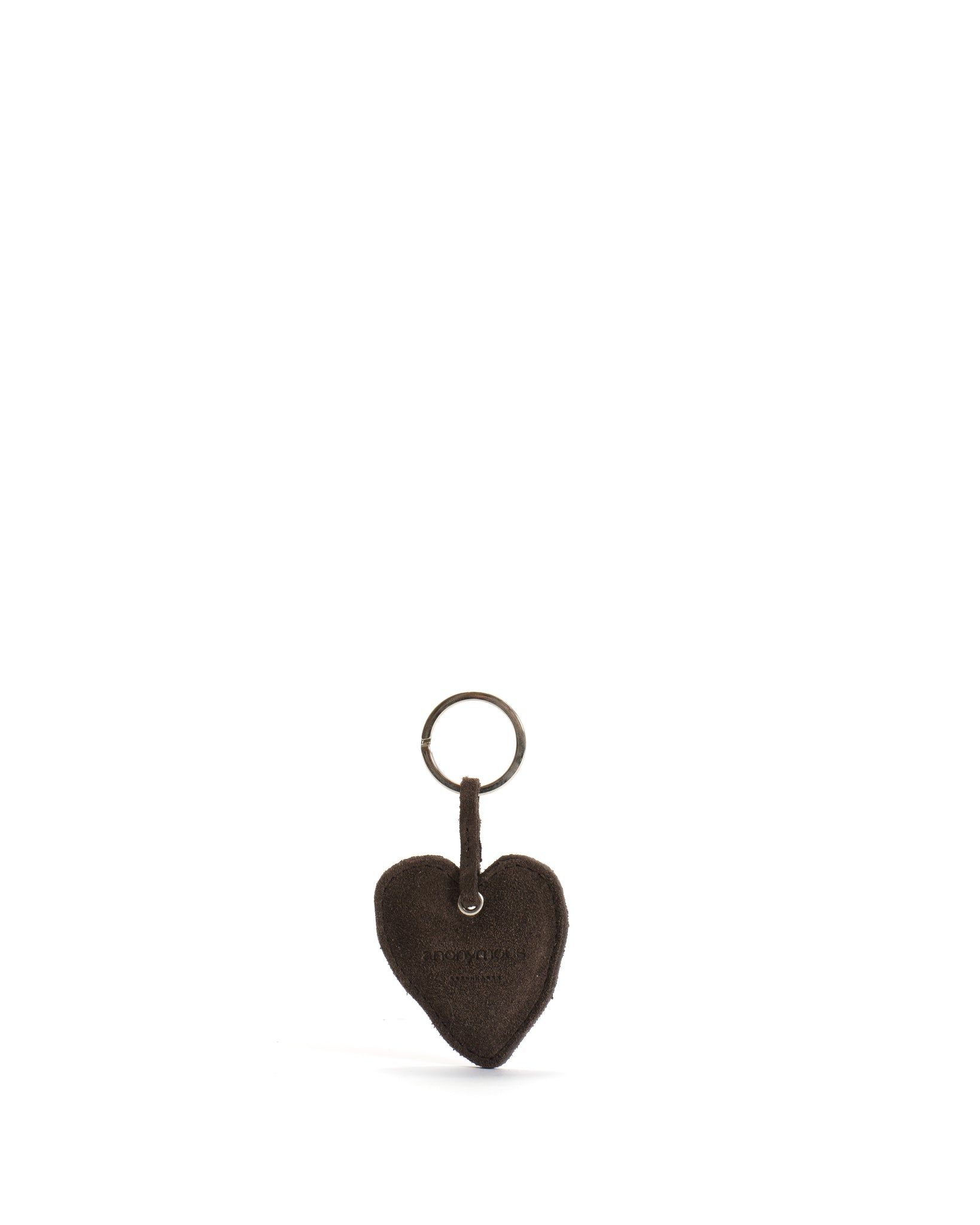 Keyring Calf suede Coffee brown - Anonymous Copenhagen